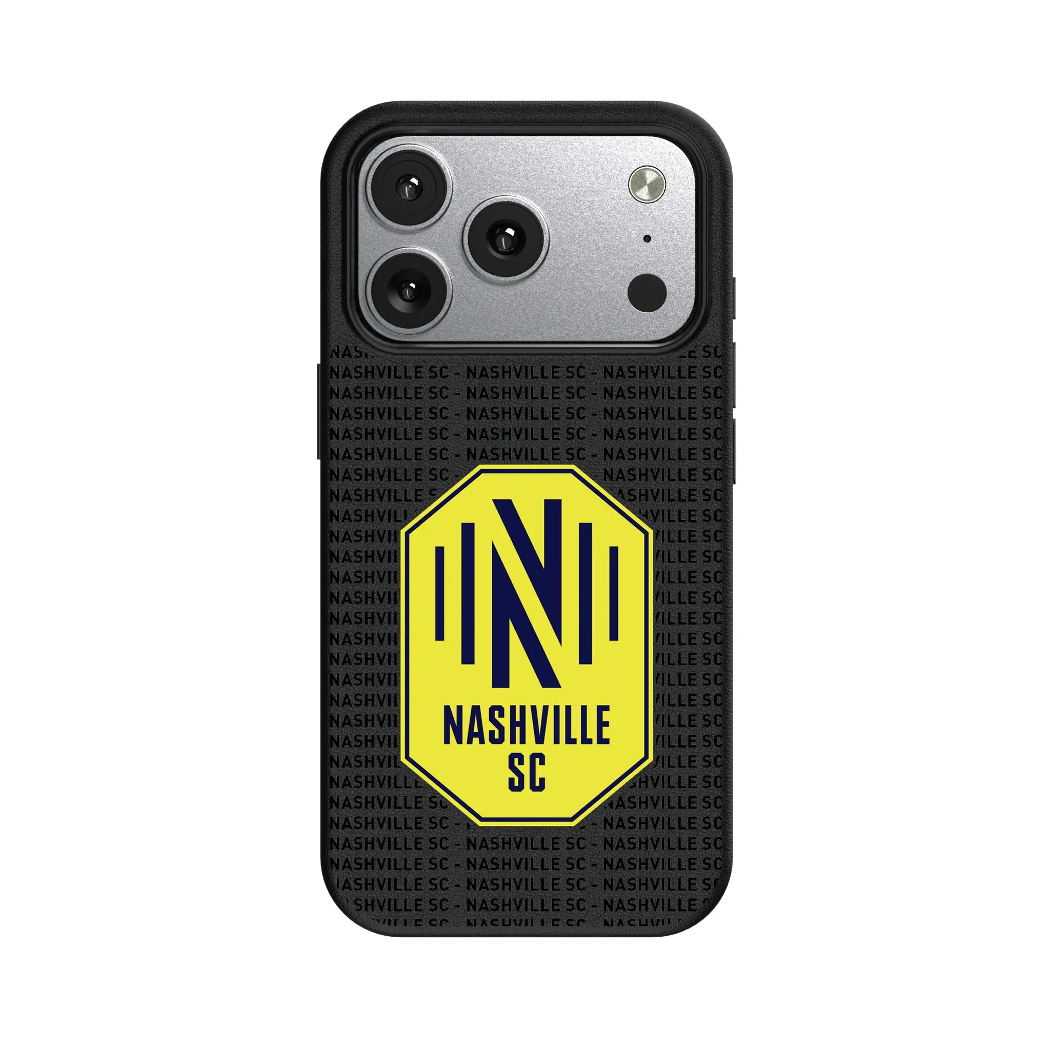 Nashville SC Text Backdrop iPhone MagSafe Compatible Phone Case for Apple iPhone#Device_iPhone 17 Pro