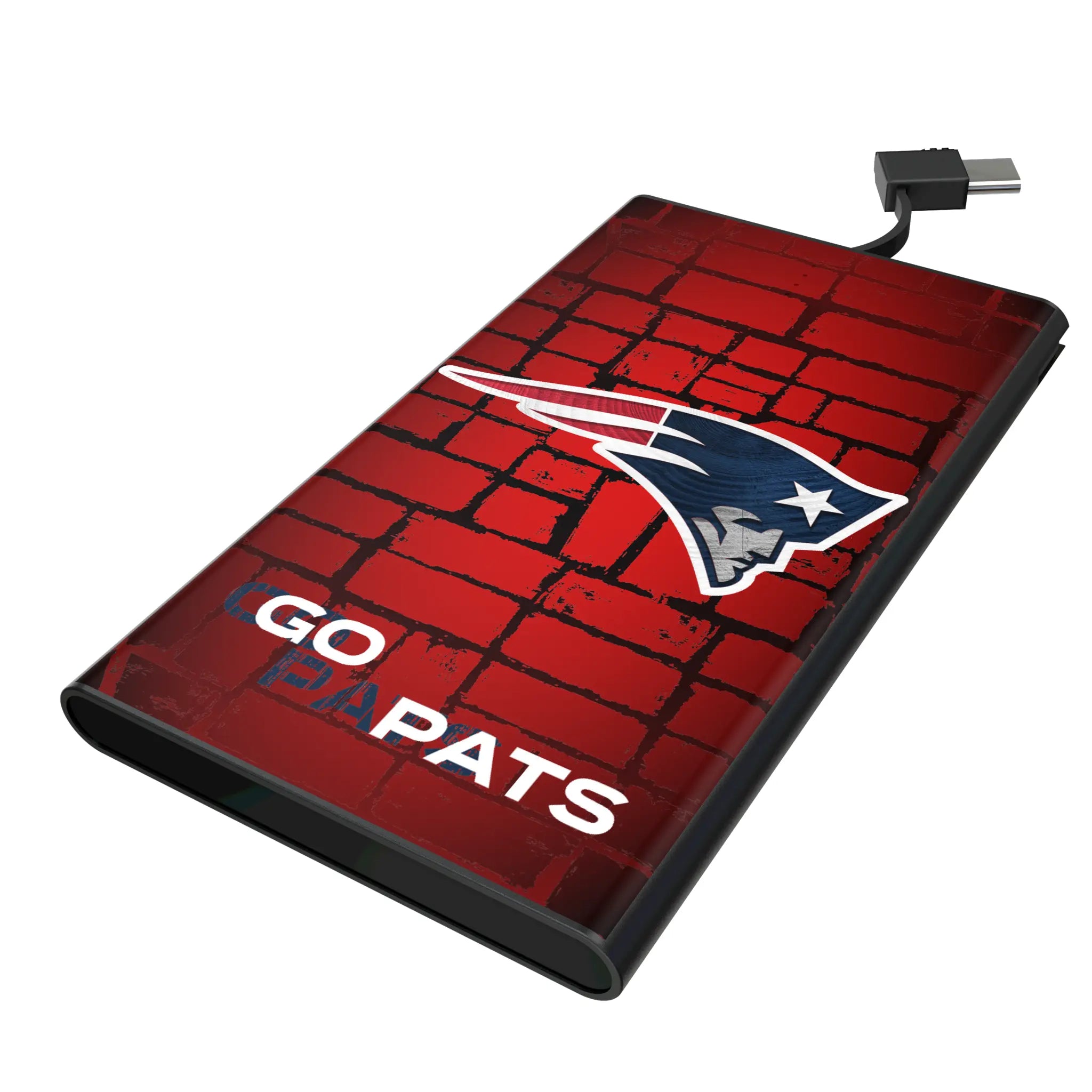 New England Patriots Brick 5000mAh Flat Power Bank