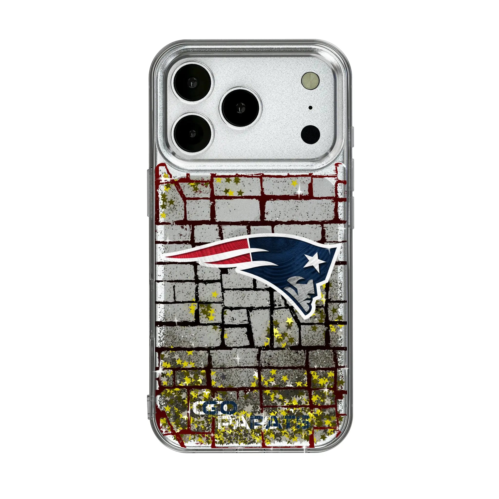 New England Patriots Brick iPhone Glitter Phone Case for Apple iPhone