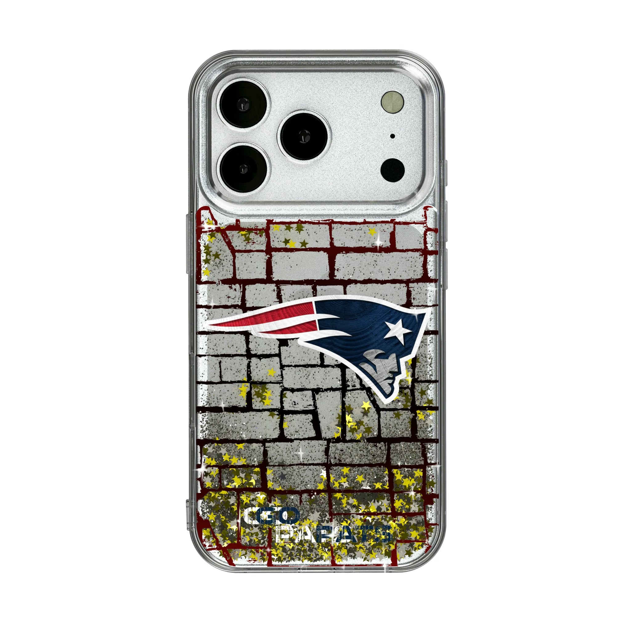 New England Patriots Brick iPhone Glitter Phone Case for Apple iPhone