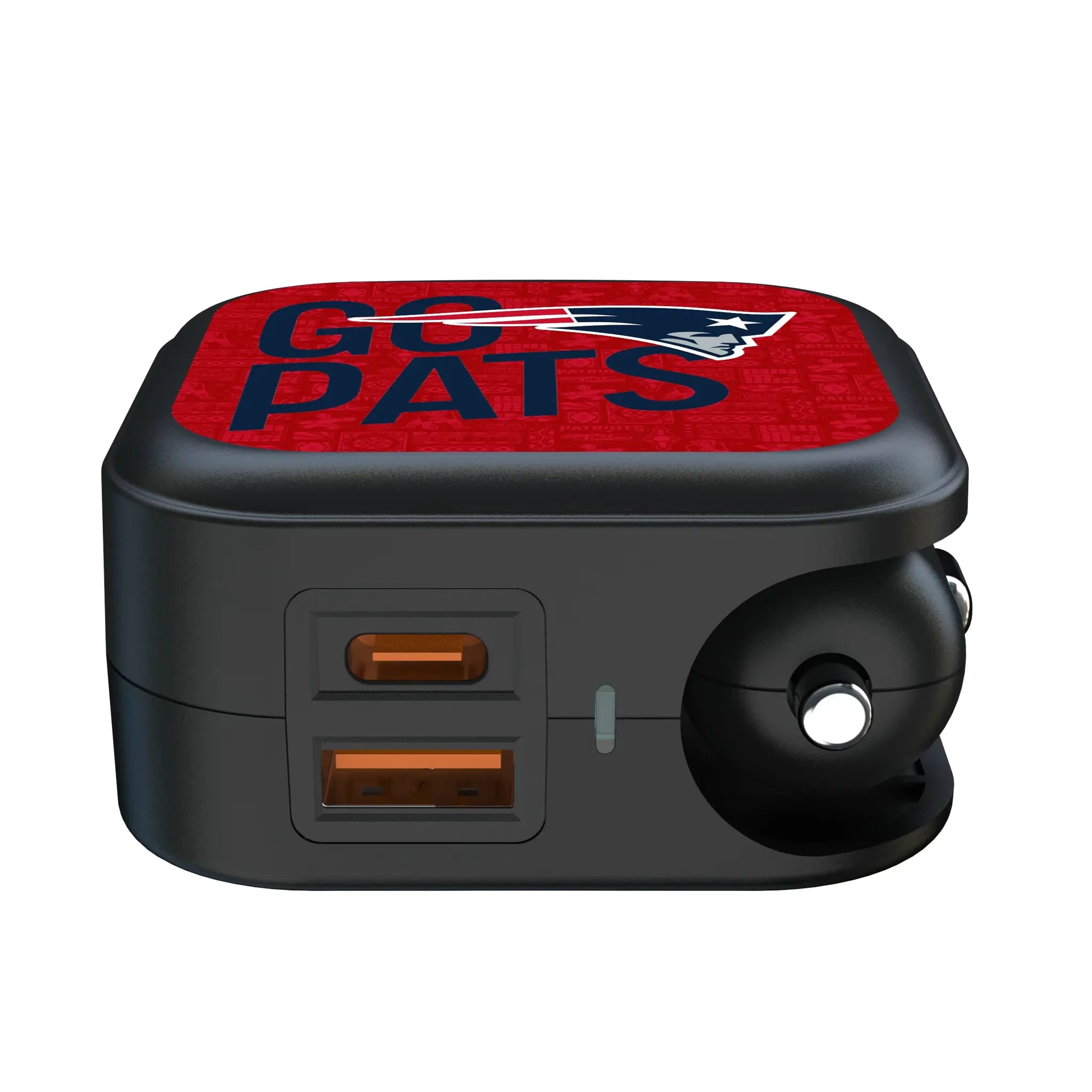 New England Patriots Deco 2 in 1 USB A/C Charger