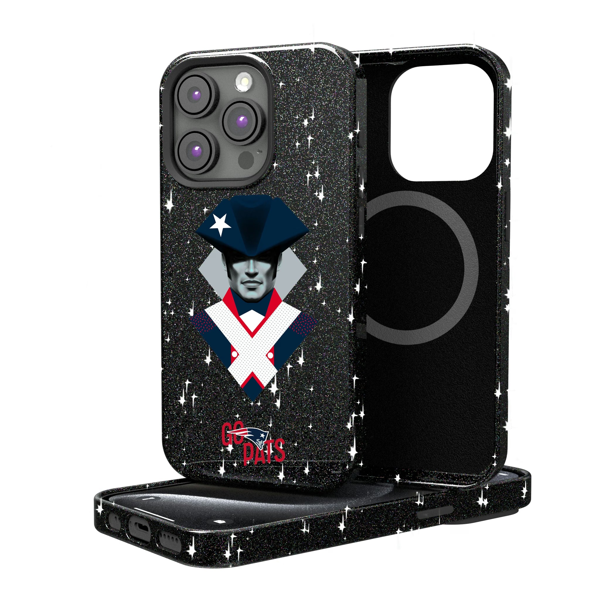 New England Patriots Deco iPhone Bling Phone Case for Apple iPhone