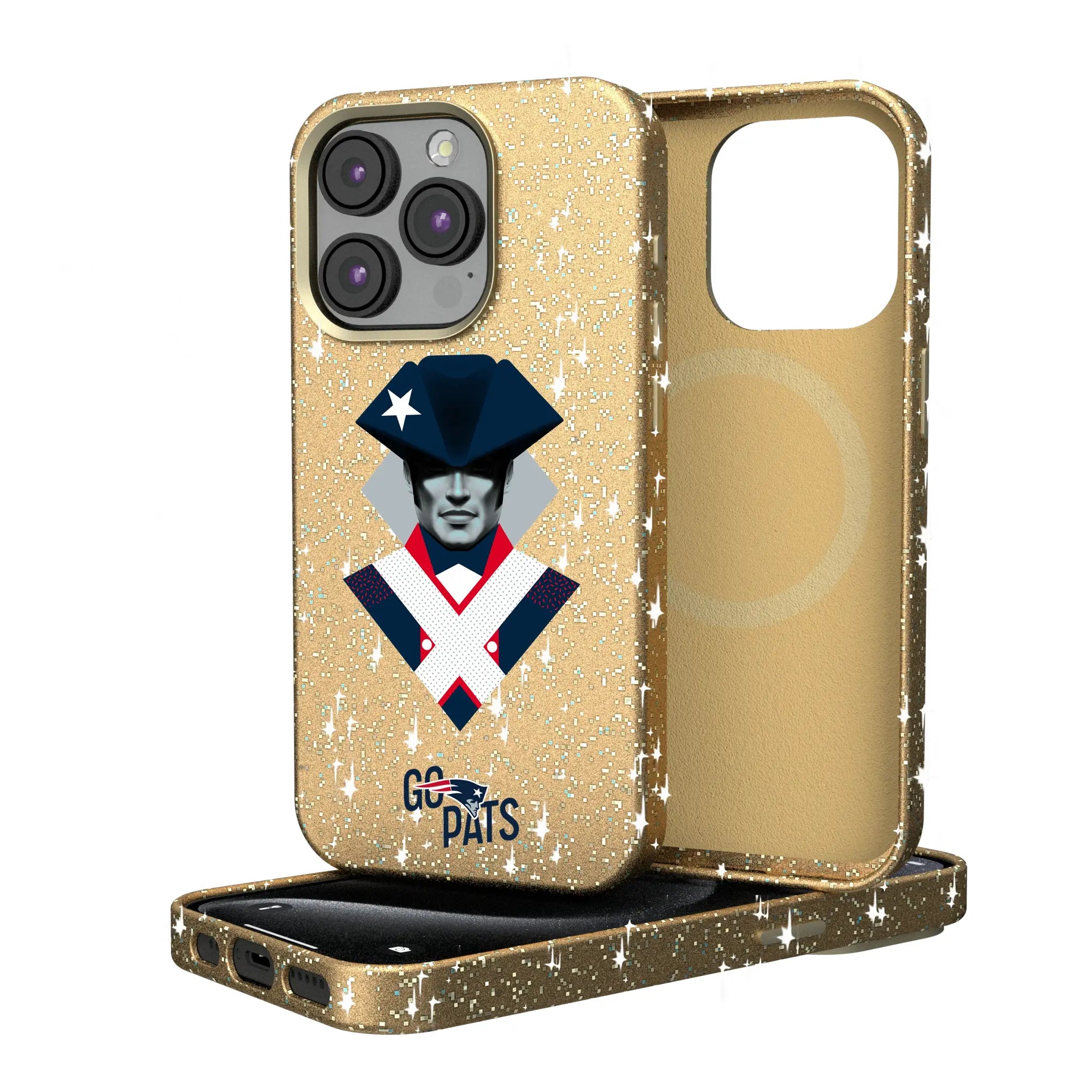 New England Patriots Deco iPhone Bling Phone Case for Apple iPhone