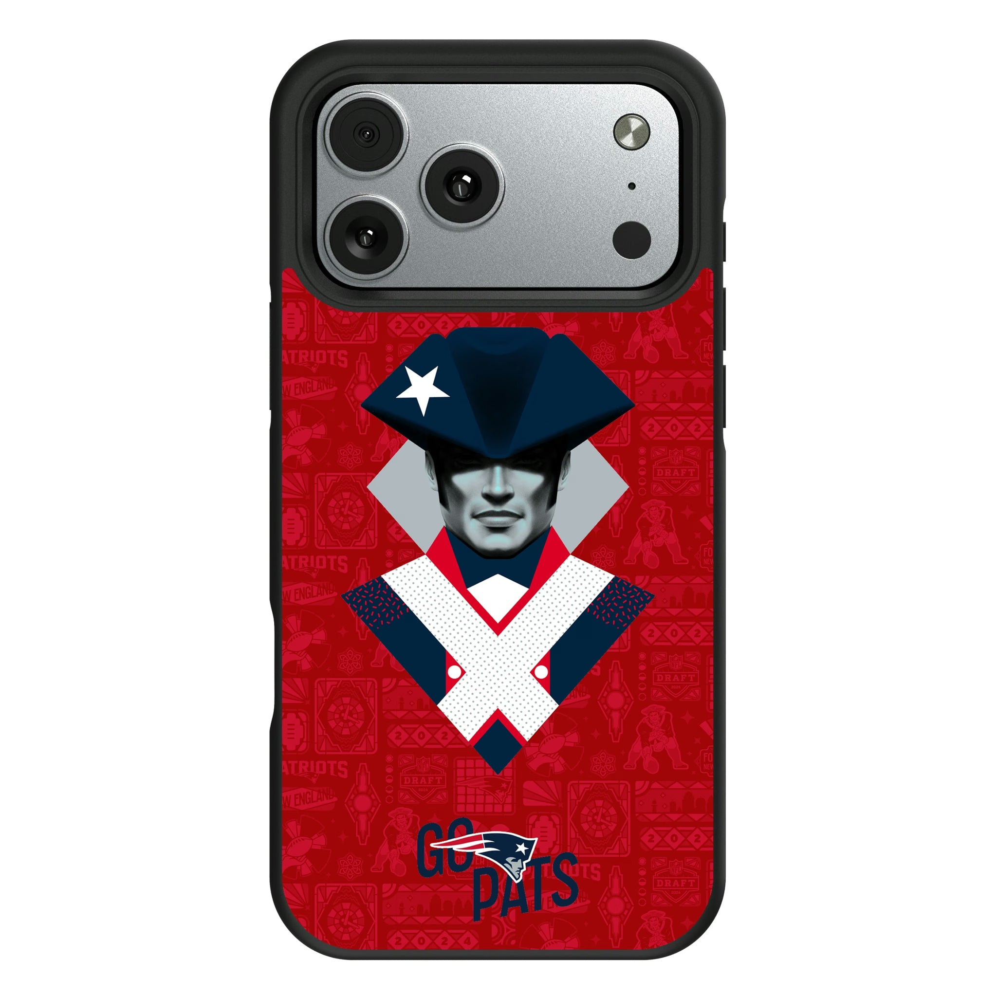 New England Patriots Deco iPhone Bump Phone Case for Apple iPhone#Device_iPhone 17 Pro Max