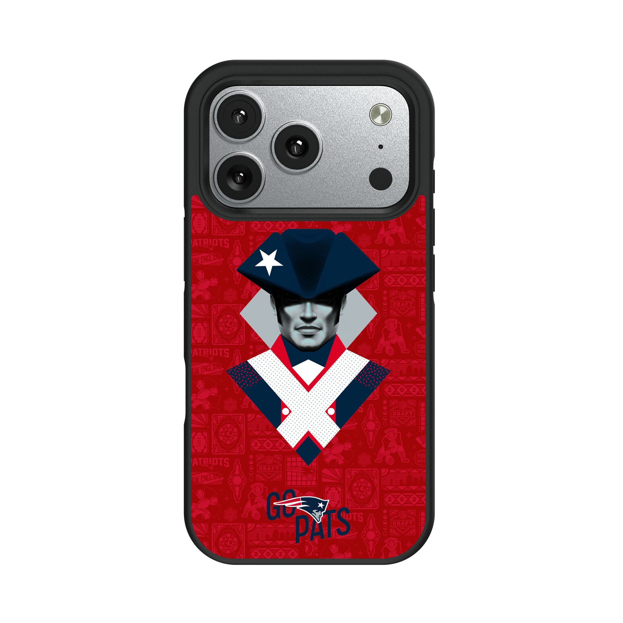 New England Patriots Deco iPhone Bump Phone Case for Apple iPhone#Device_iPhone 17 Pro