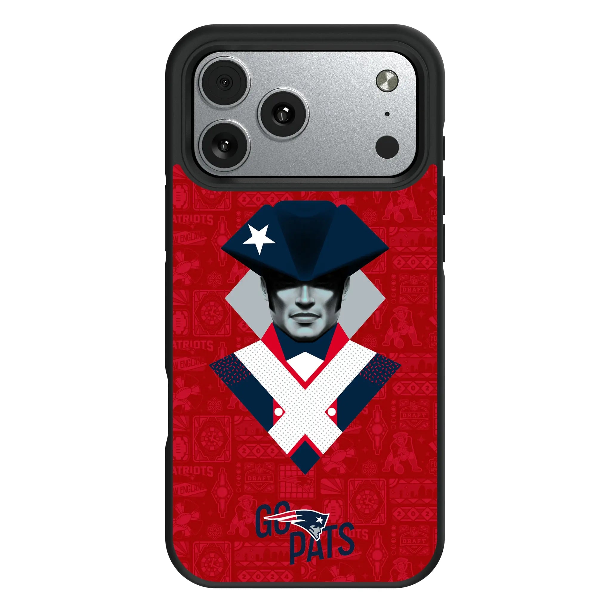 New England Patriots Deco iPhone Bump Phone Case for Apple iPhone#Device_iPhone 17 Pro Max