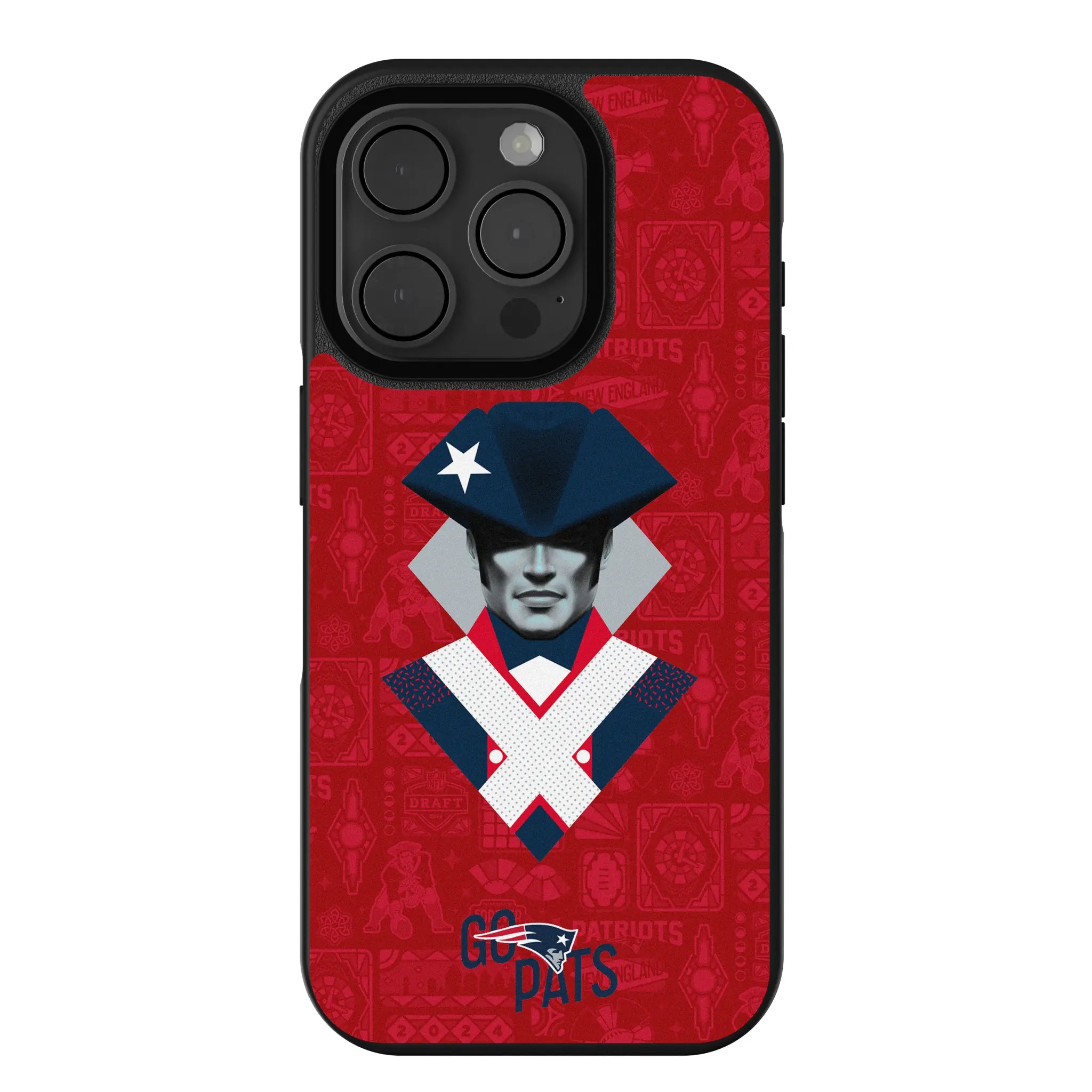 New England Patriots Deco iPhone Bump Phone Case for Apple iPhone
