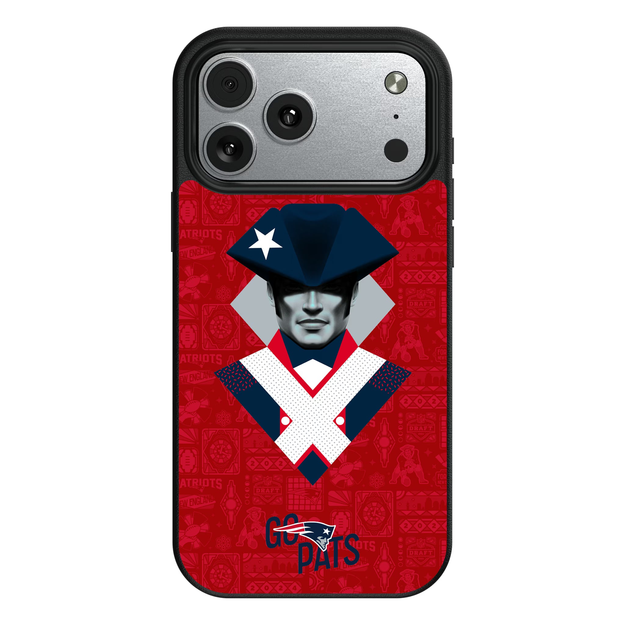 New England Patriots Deco iPhone MagSafe Compatible Phone Case for Apple iPhone#Device_iPhone 17 Pro Max
