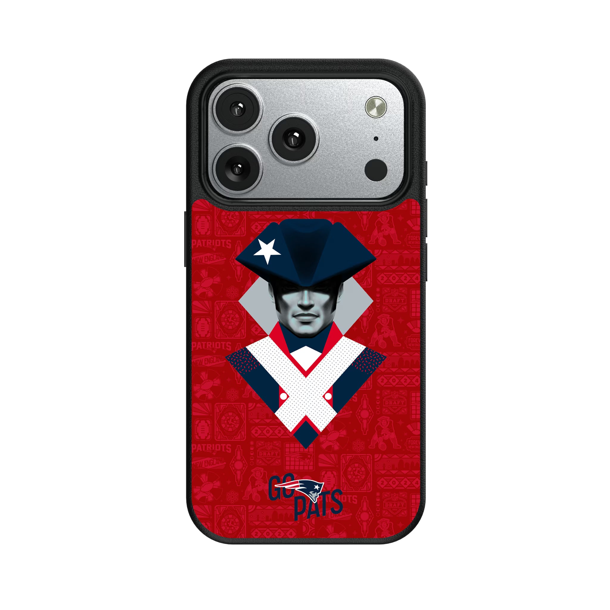 New England Patriots Deco iPhone MagSafe Compatible Phone Case for Apple iPhone#Device_iPhone 17 Pro