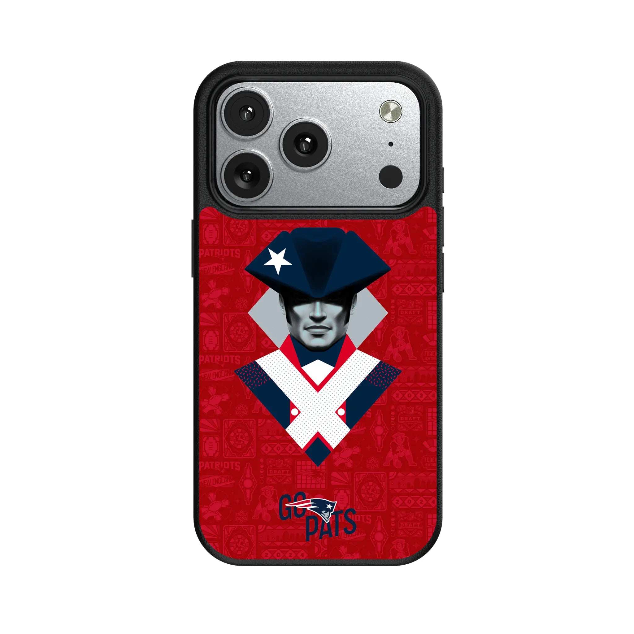 New England Patriots Deco iPhone MagSafe Compatible Phone Case for Apple iPhone#Device_iPhone 17 Pro