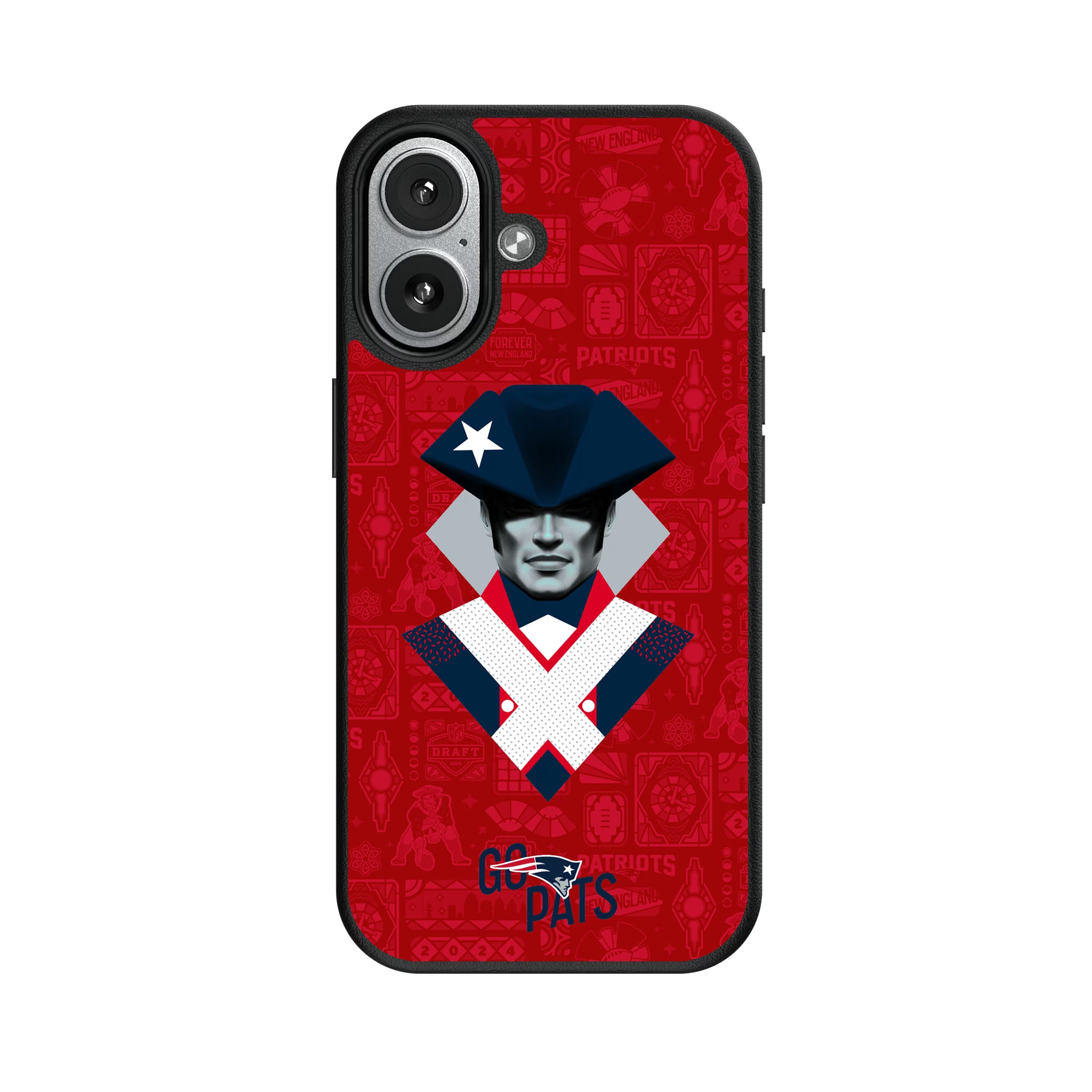 New England Patriots Deco iPhone MagSafe Compatible Phone Case for Apple iPhone#Device_iPhone 17