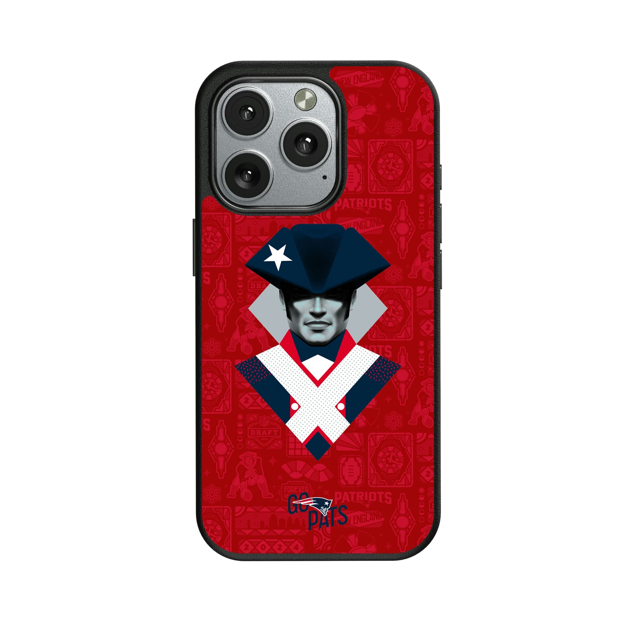 New England Patriots Deco iPhone MagSafe Compatible Phone Case for Apple iPhone