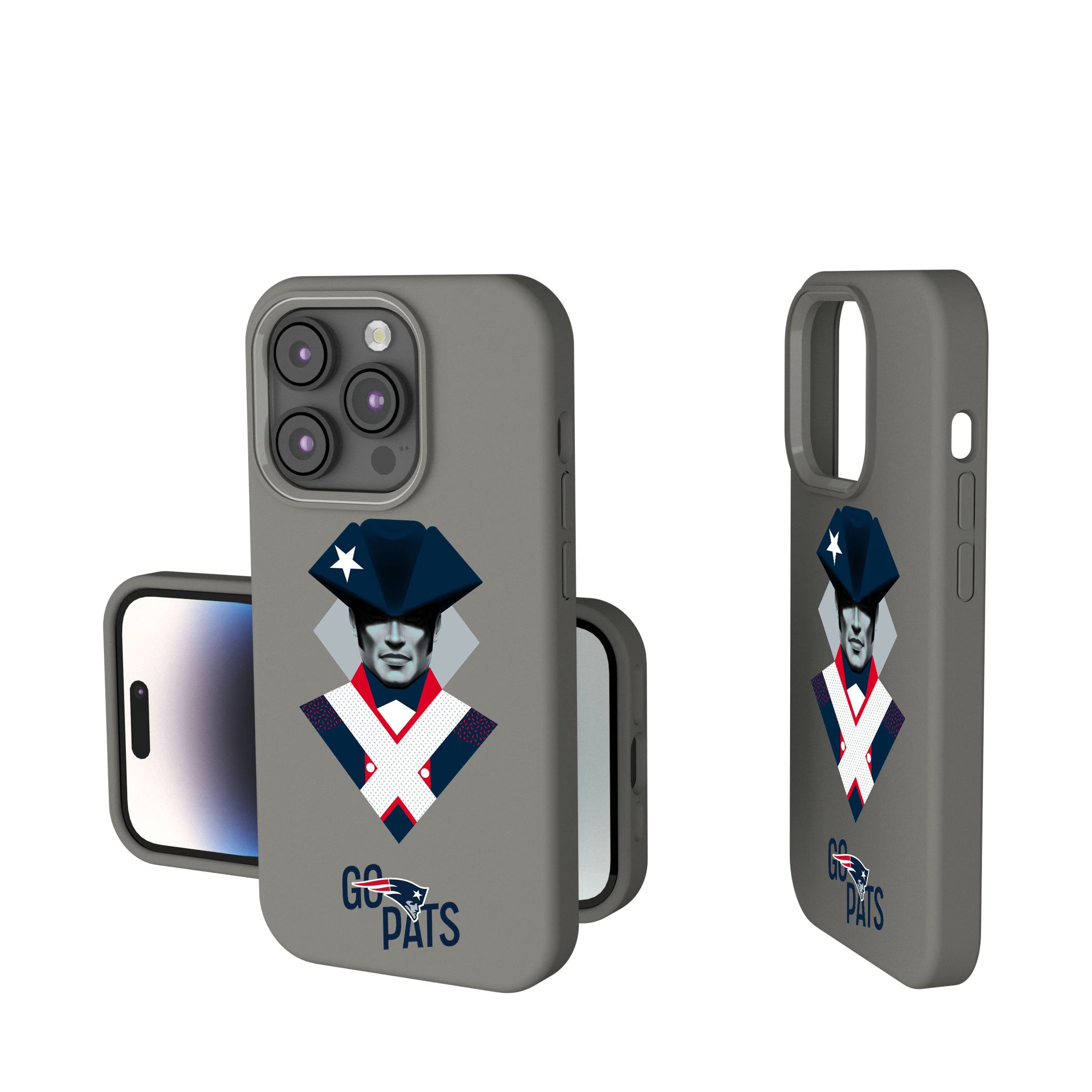 New England Patriots Deco iPhone Soft Touch Phone Case for Apple iPhone