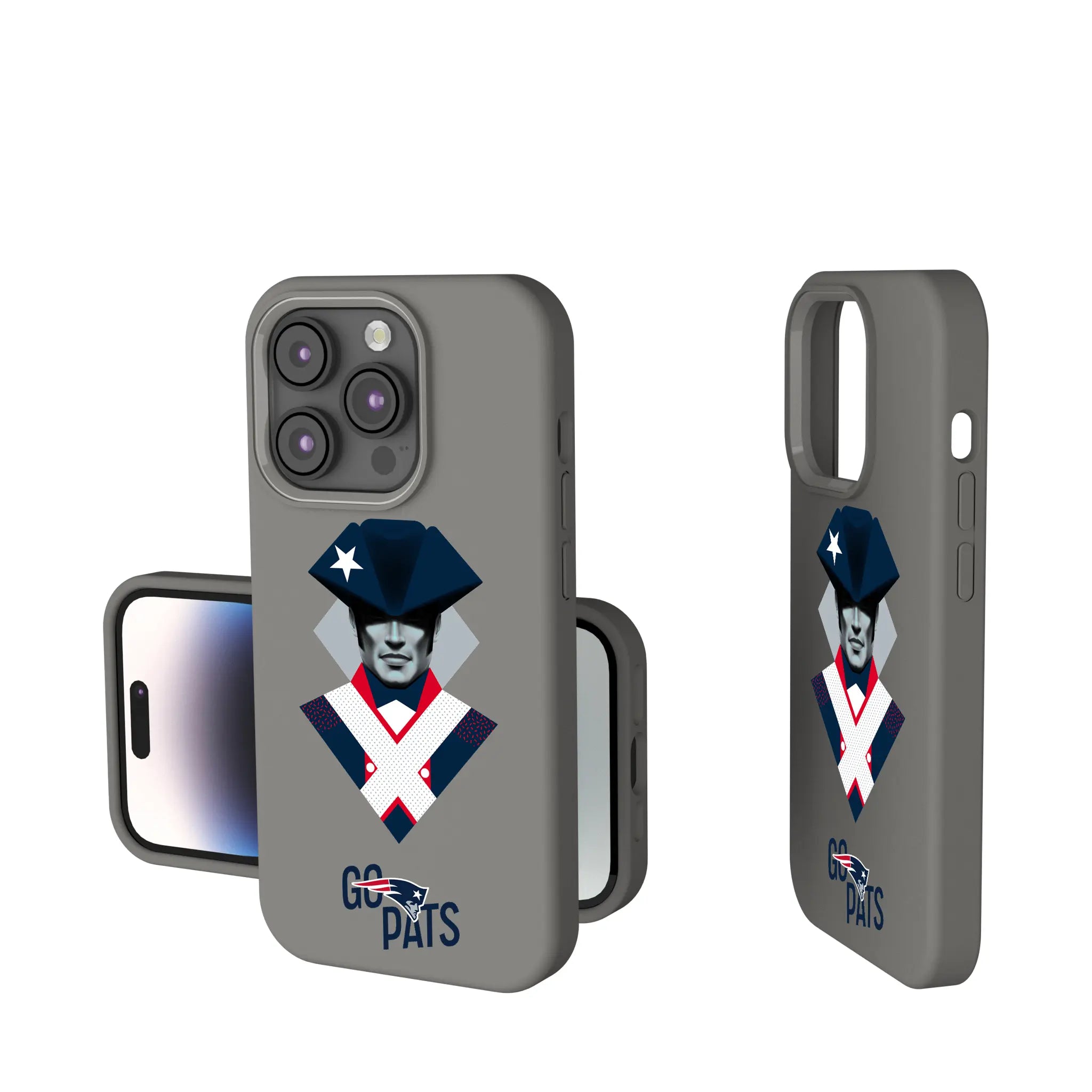 New England Patriots Deco iPhone Soft Touch Phone Case for Apple iPhone