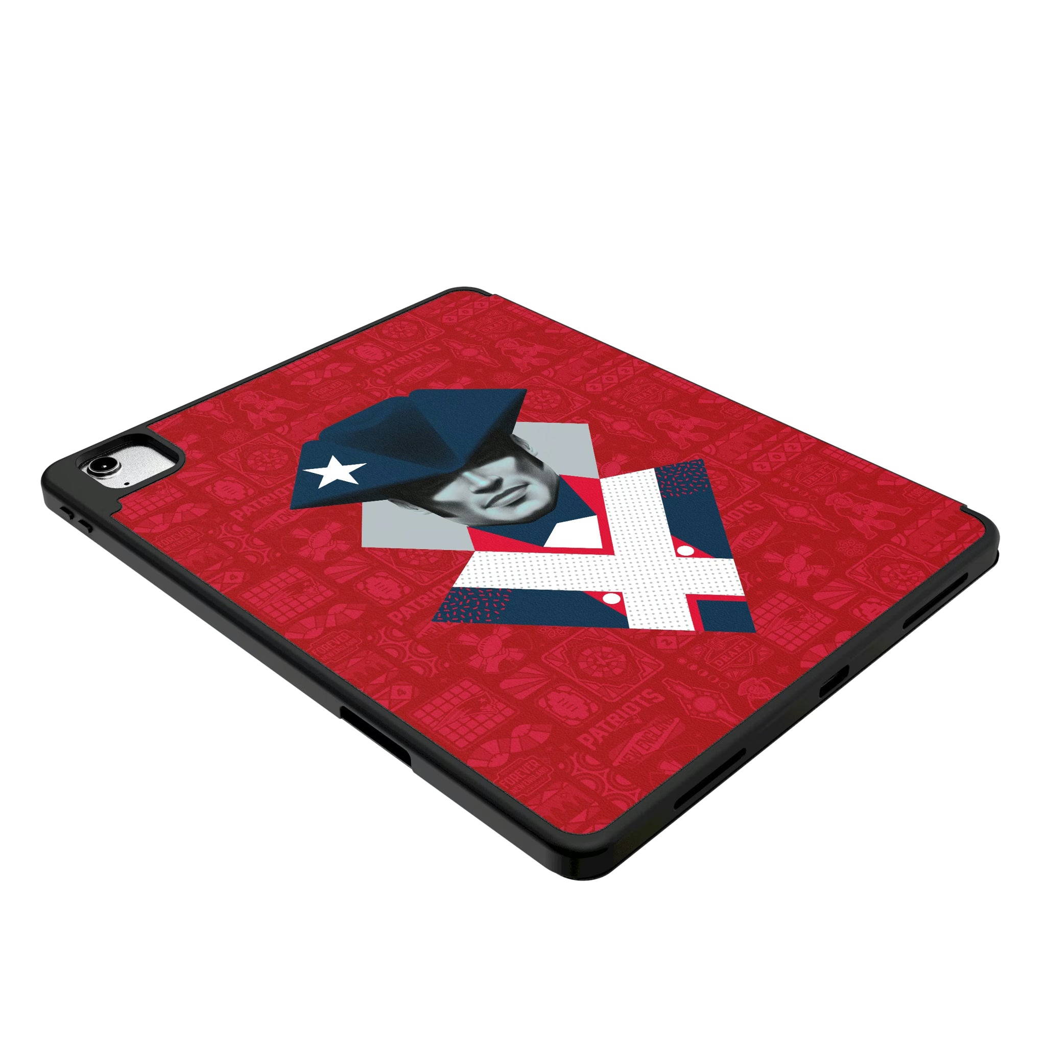 New England Patriots Deco iPad Tablet Case for Apple iPad - Isometric View