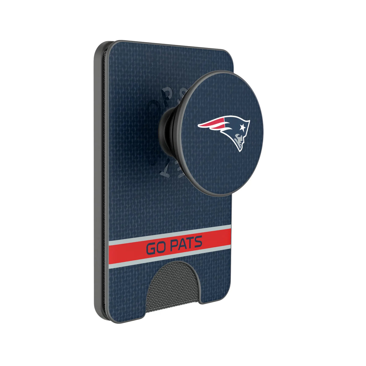 New England Patriots Endzone Solid Popsockets Wallet Magnetic