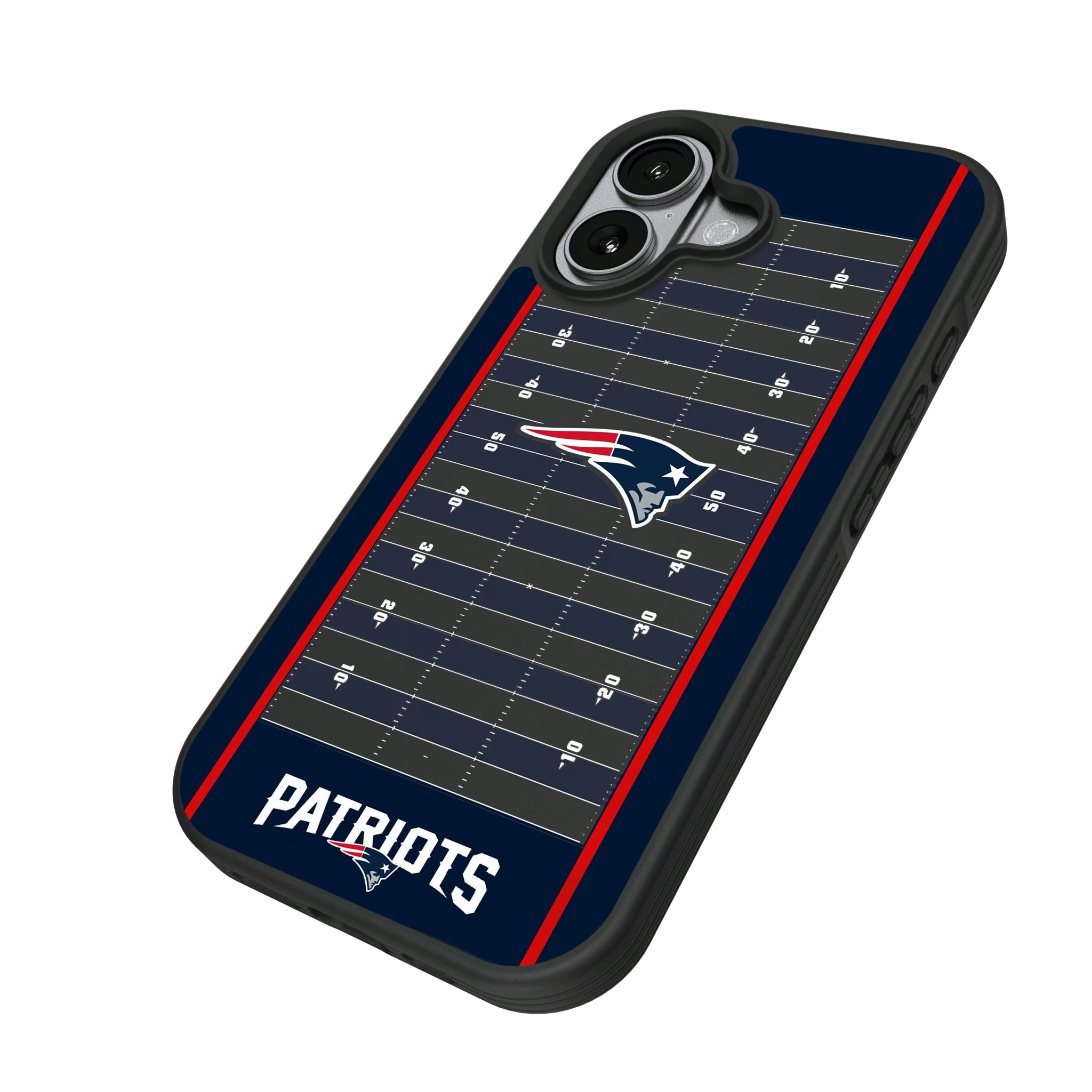 New England Patriots Field iPhone Bump Phone Case for Apple iPhone - Isometric View#Device_iPhone 17
