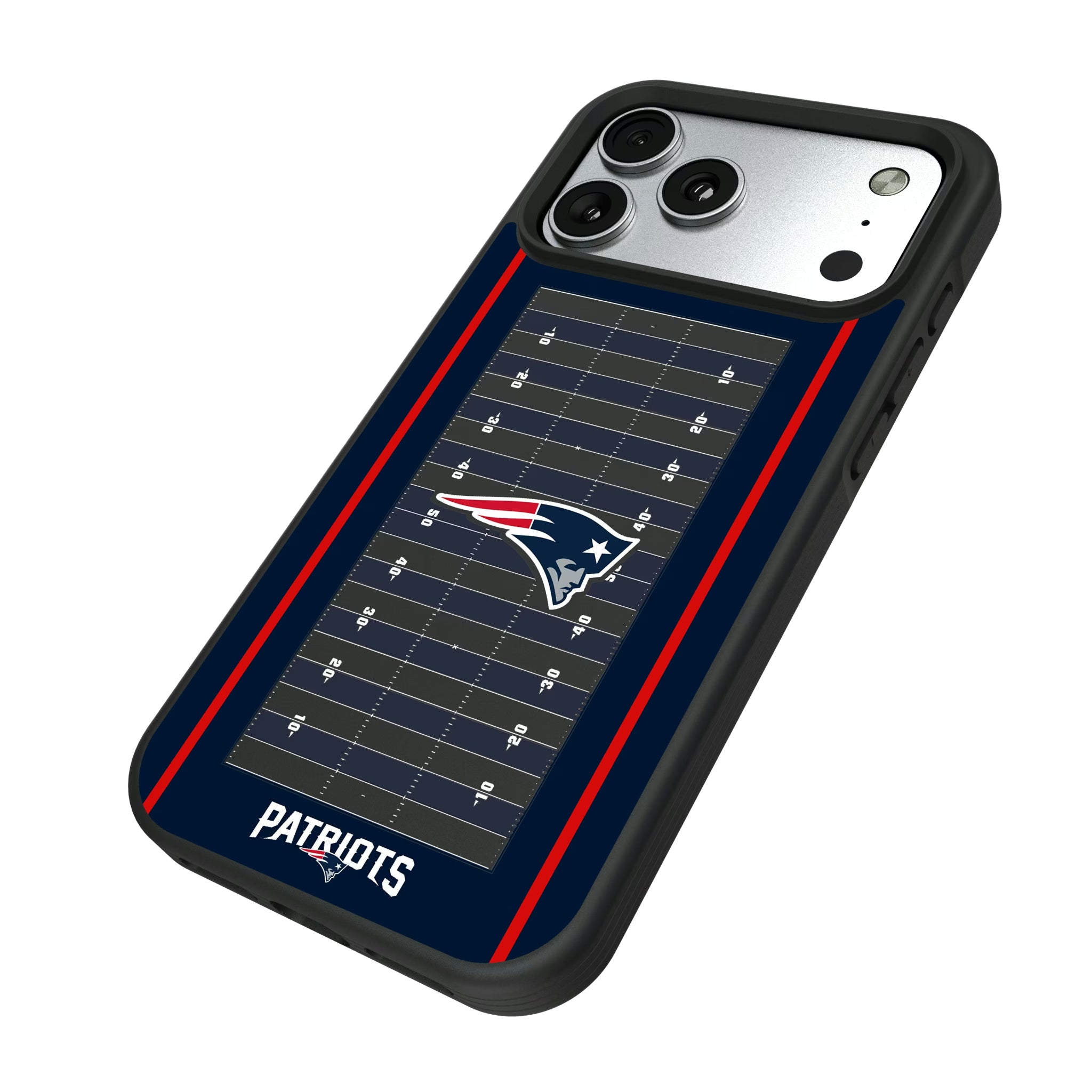 New England Patriots Field iPhone Bump Phone Case for Apple iPhone - Isometric View#Device_iPhone 17 Pro Max