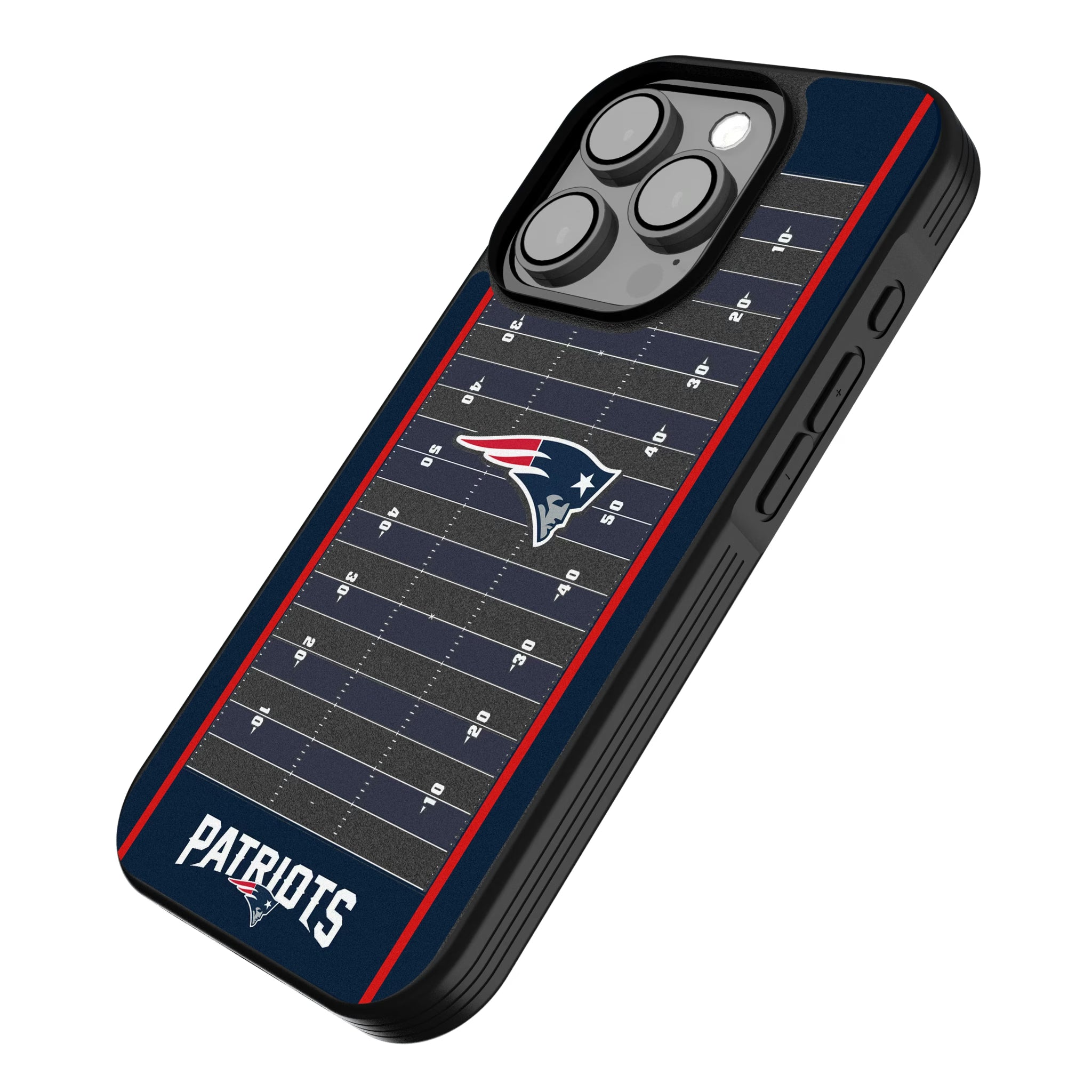 New England Patriots Field iPhone Bump Phone Case for Apple iPhone - Isometric View