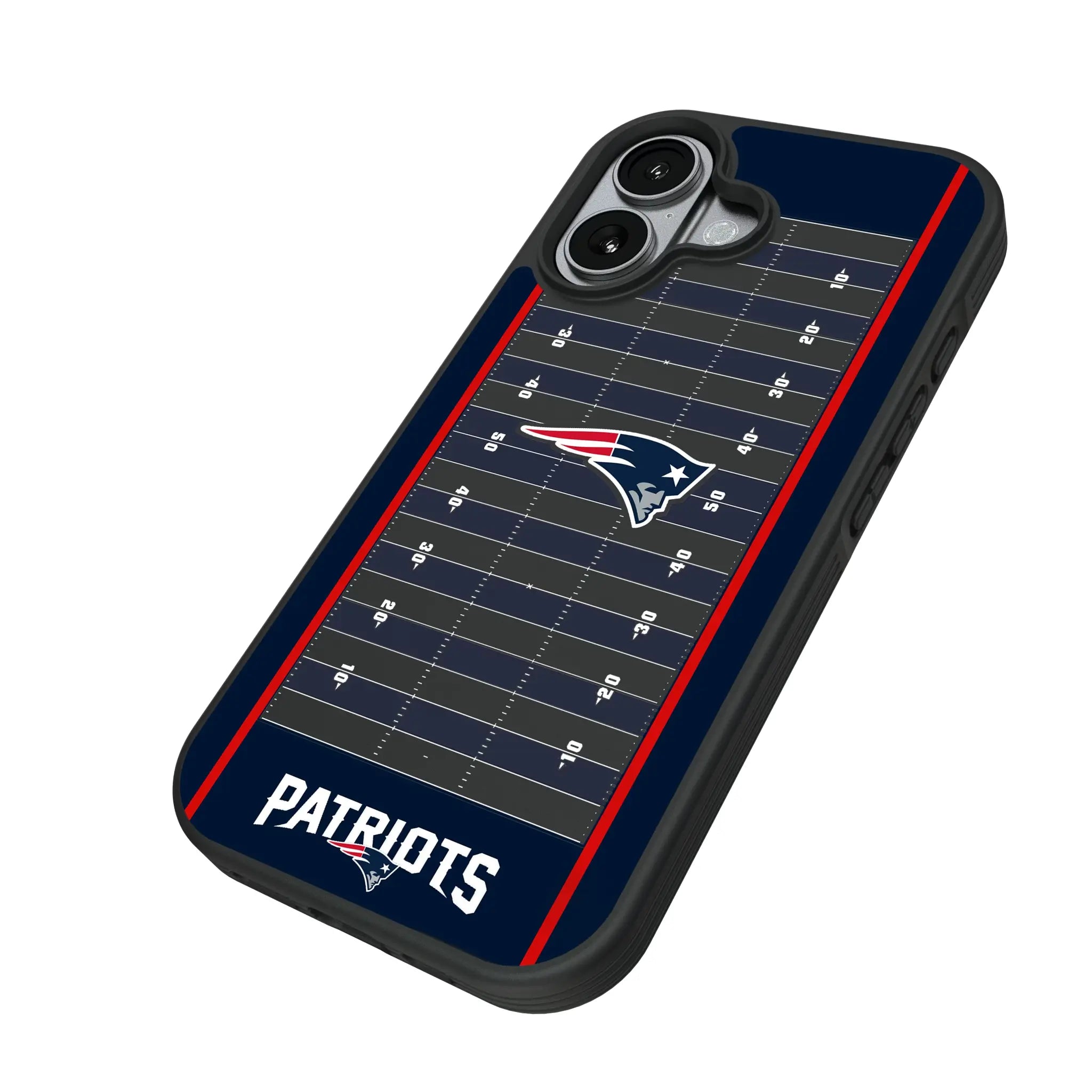 New England Patriots Field iPhone Bump Phone Case for Apple iPhone - Isometric View#Device_iPhone 17