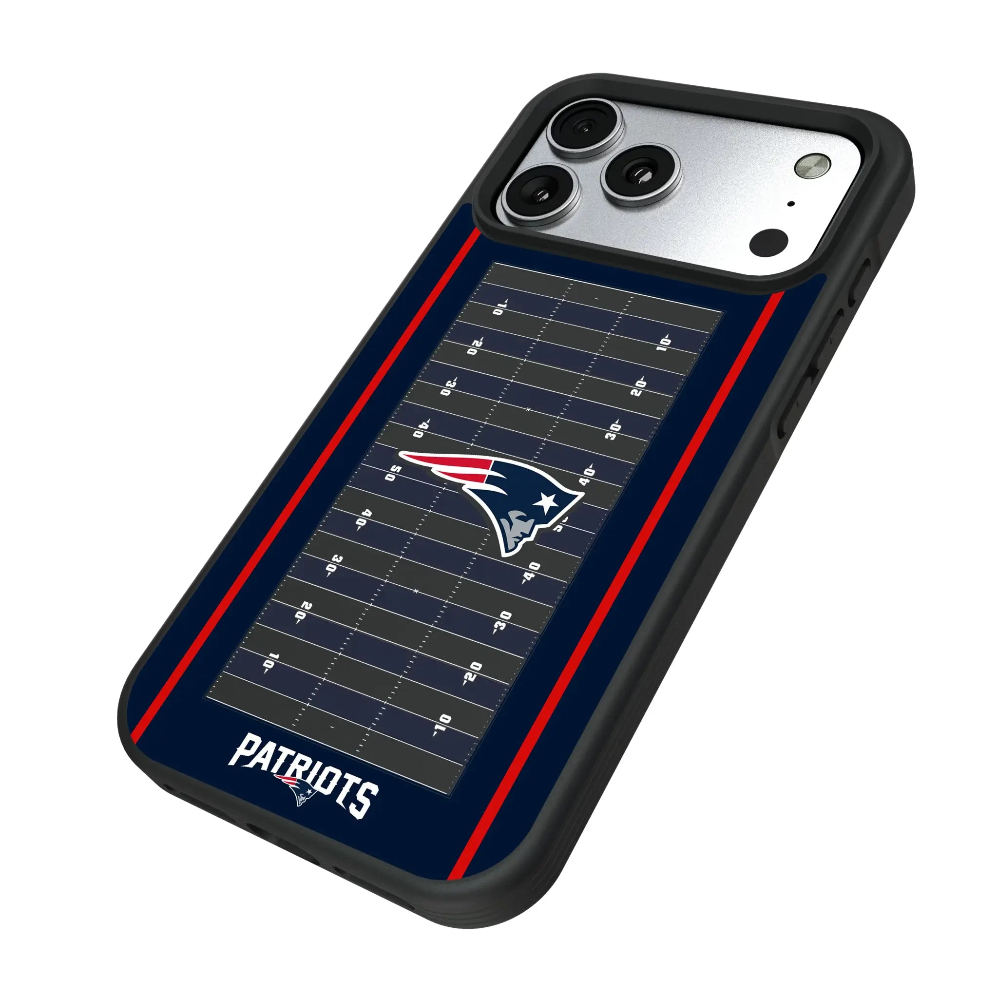 New England Patriots Field iPhone Bump Phone Case for Apple iPhone - Isometric View#Device_iPhone 17 Pro Max