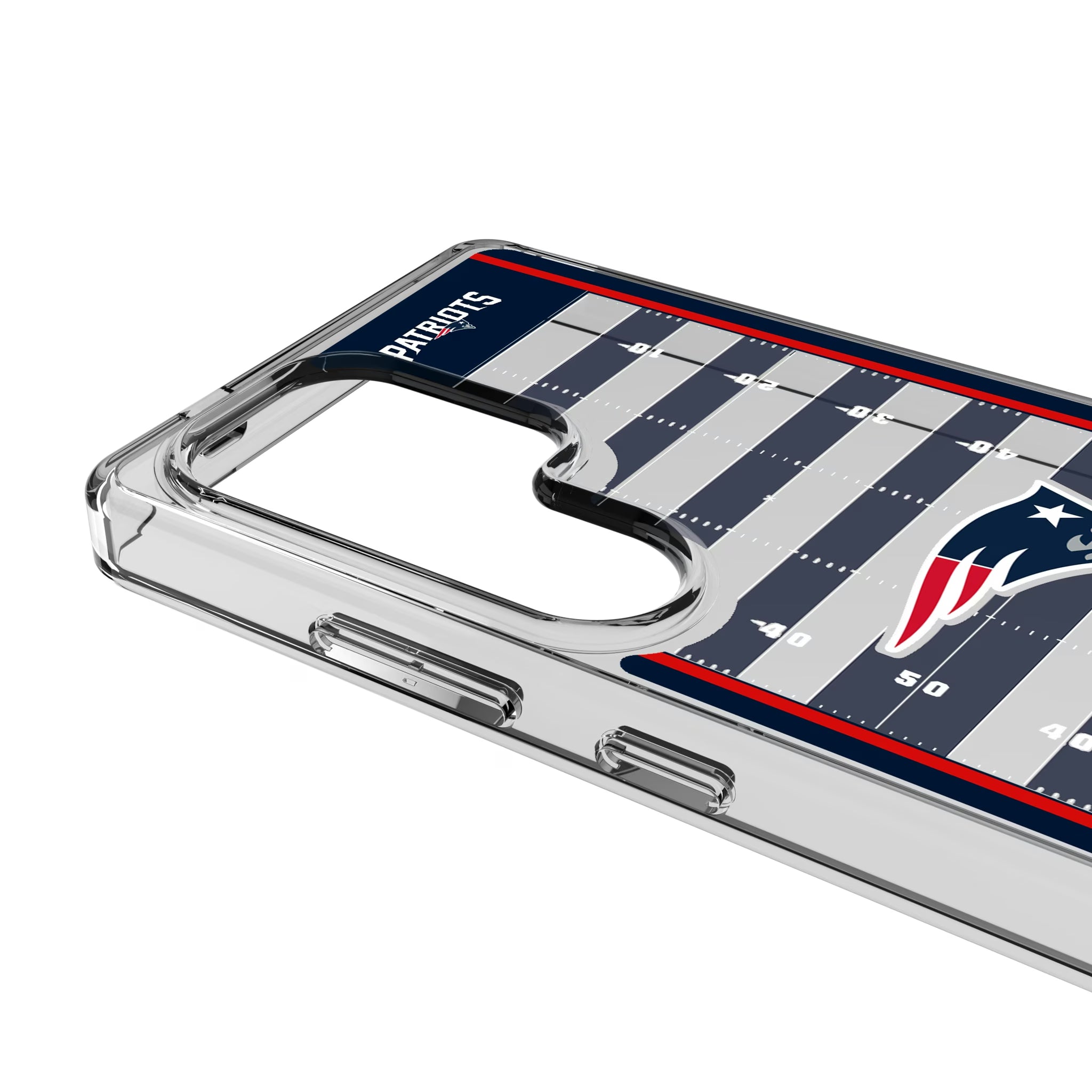 New England Patriots Field Galaxy Clear Phone Case for Samsung Galaxy - Detail