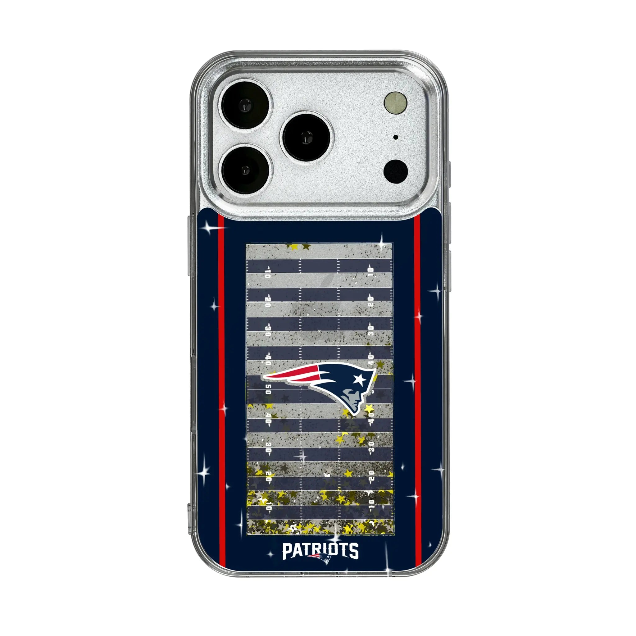 New England Patriots Field iPhone Glitter Phone Case for Apple iPhone