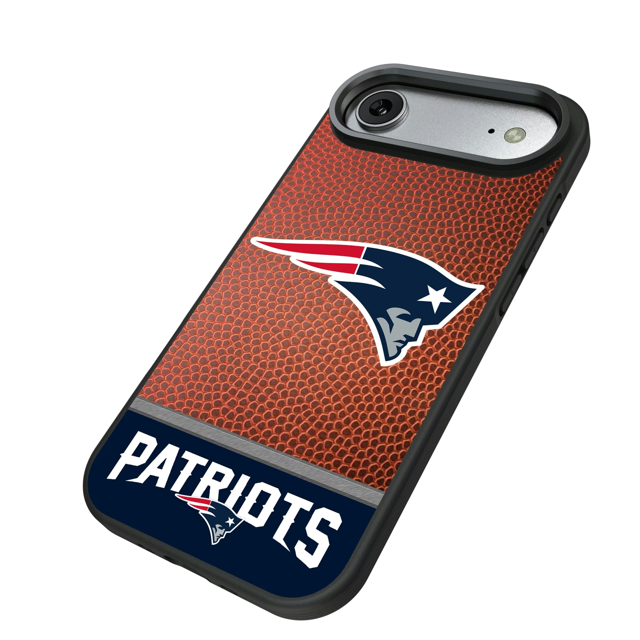 New England Patriots Football Wordmark iPhone Bump Phone Case for Apple iPhone - Isometric View#Device_iPhone Air