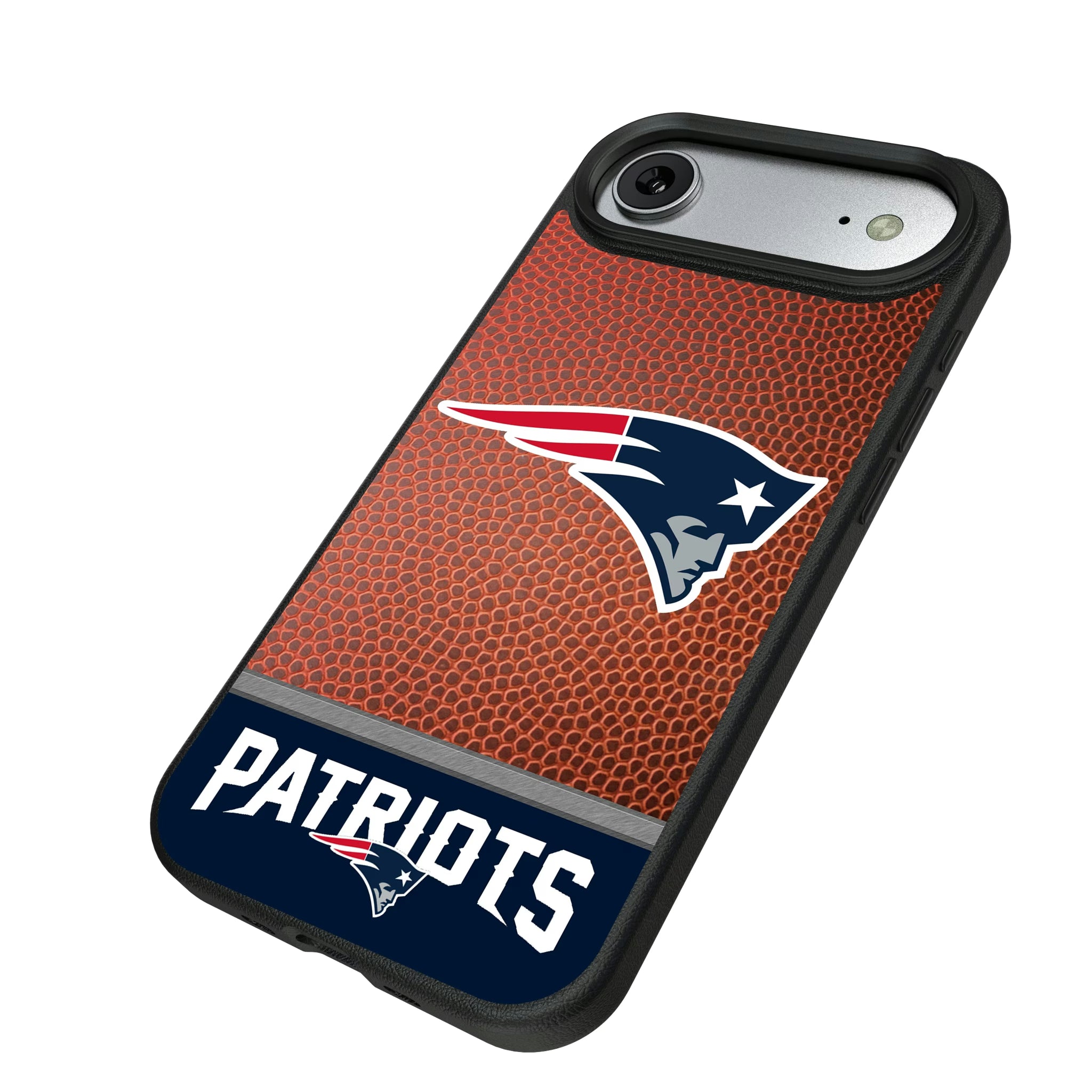 New England Patriots Football Wordmark iPhone MagSafe Compatible Phone Case for Apple iPhone - Isometric View#Device_iPhone Air