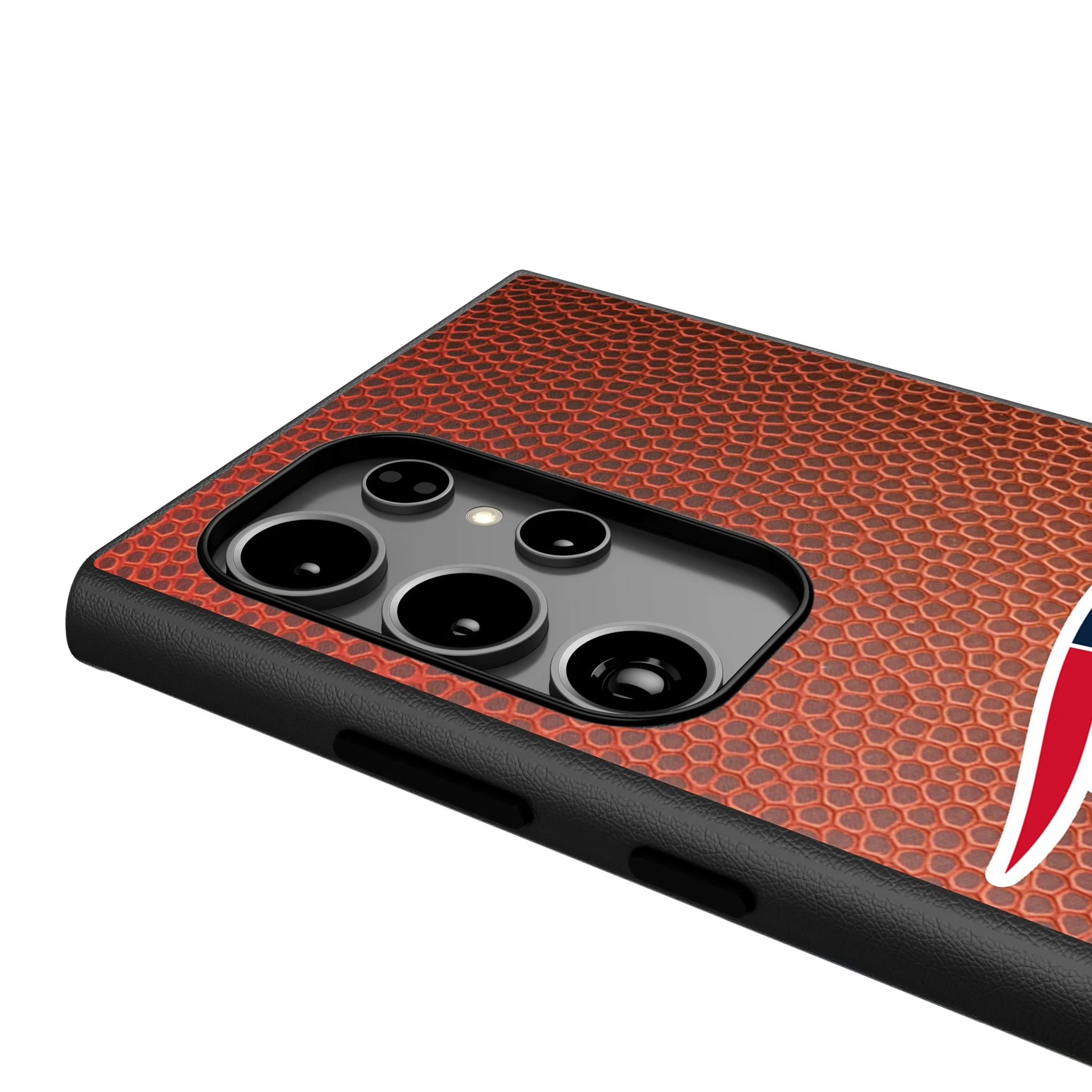New England Patriots Football Wordmark Galaxy MagSafe Compatible Phone Case for Samsung Galaxy - Detail