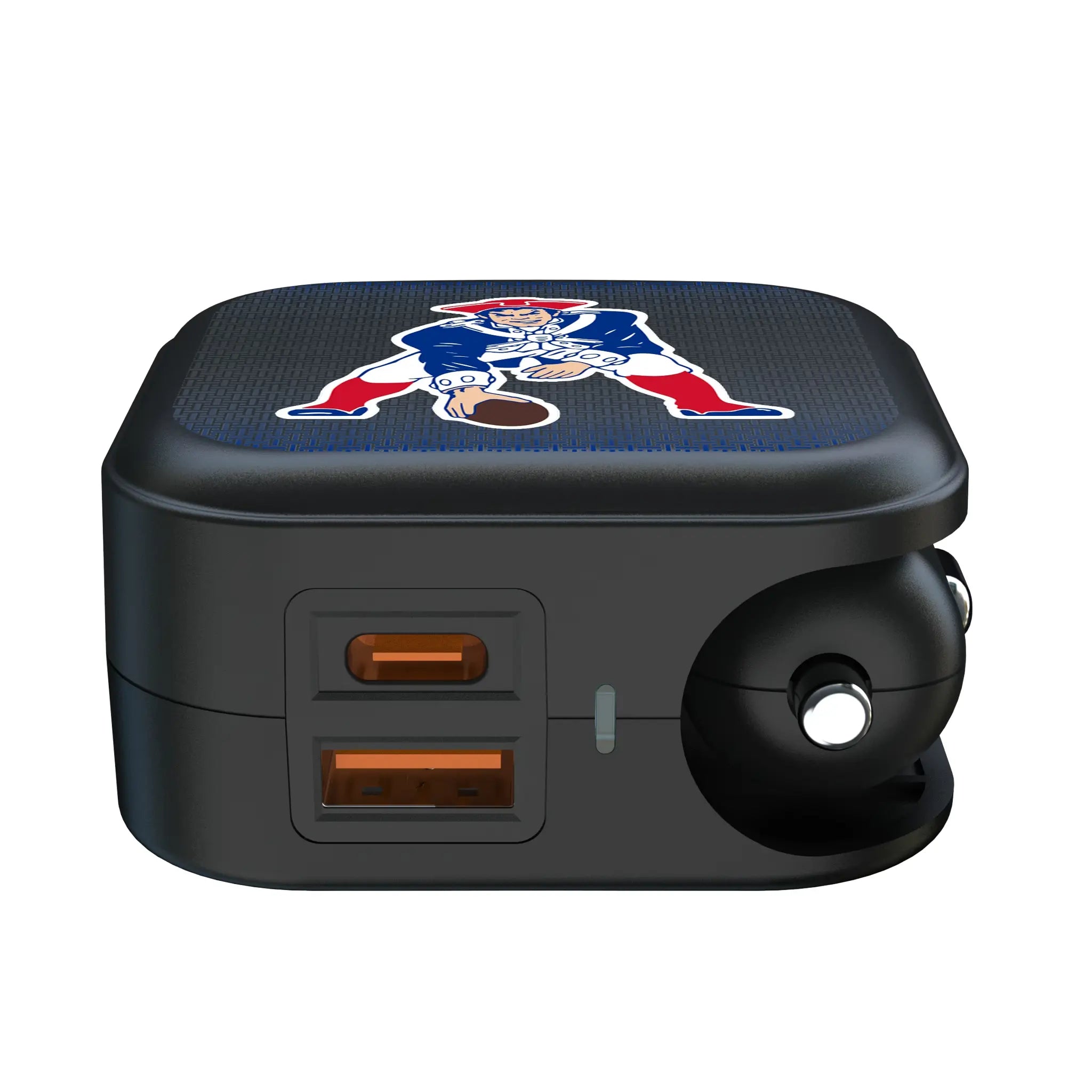 New England Patriots Historic Collection Linen 2 in 1 USB A/C Charger