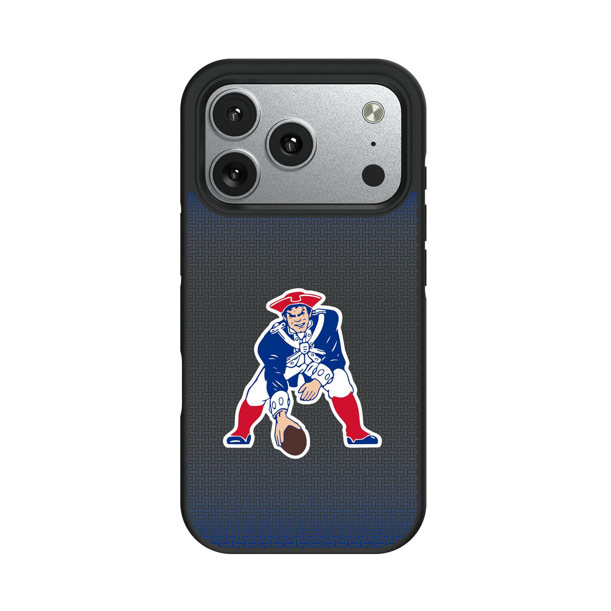 New England Patriots Historic Collection Linen iPhone Bump Phone Case for Apple iPhone#Device_iPhone 17 Pro