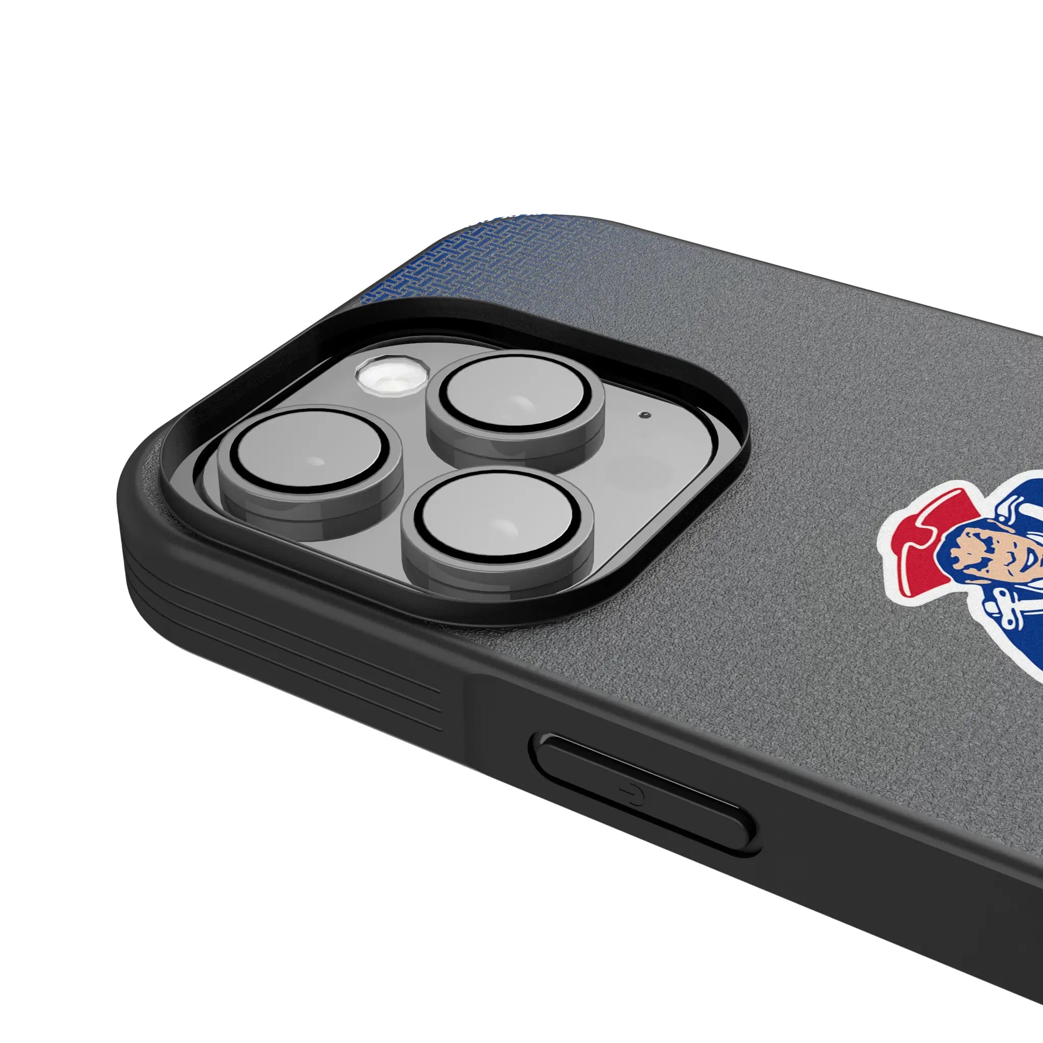 New England Patriots Historic Collection Linen iPhone Bump Phone Case for Apple iPhone - Detail