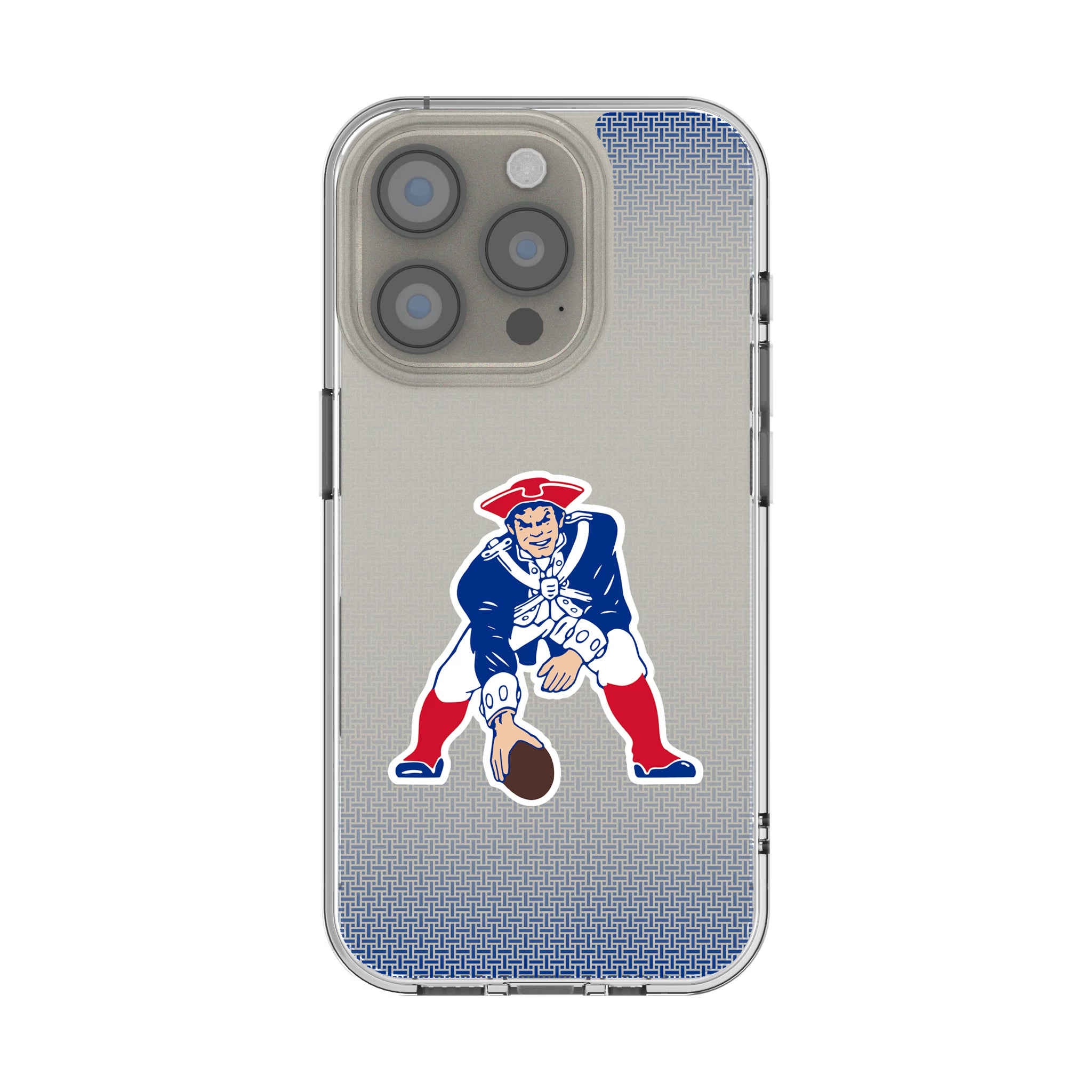 New England Patriots Historic Collection Linen iPhone Clear Phone Case for Apple iPhone