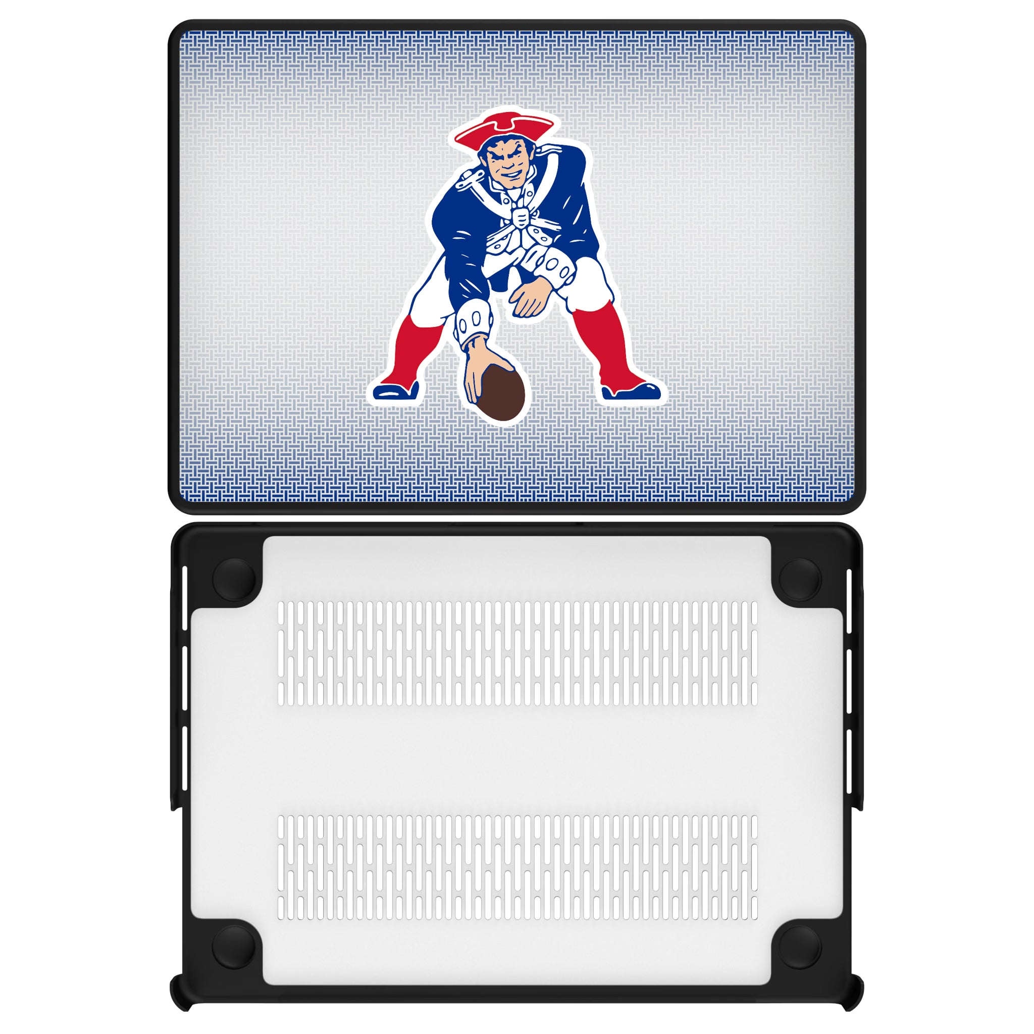 New England Patriots Historic Collection Linen MacBook Laptop Case for Apple MacBook#Device_MacBook Pro (14-inch, 2021) / MacBook Pro (14-inch, 2023) / MacBook Pro (14-inch, 2024)