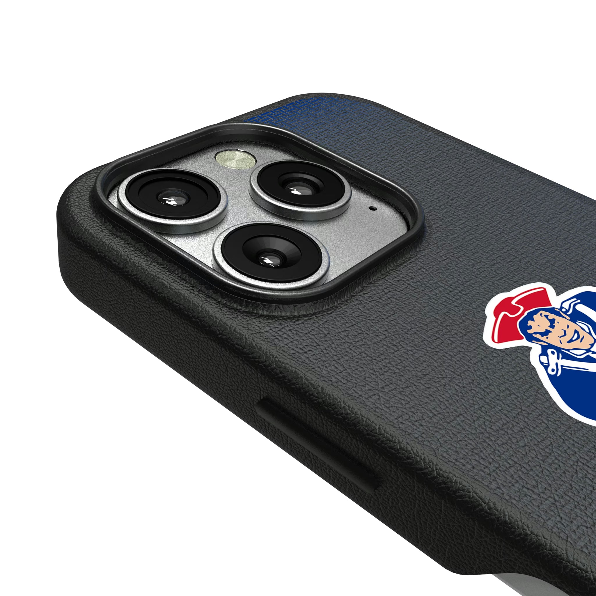 New England Patriots Historic Collection Linen iPhone MagSafe Compatible Phone Case for Apple iPhone - Detail
