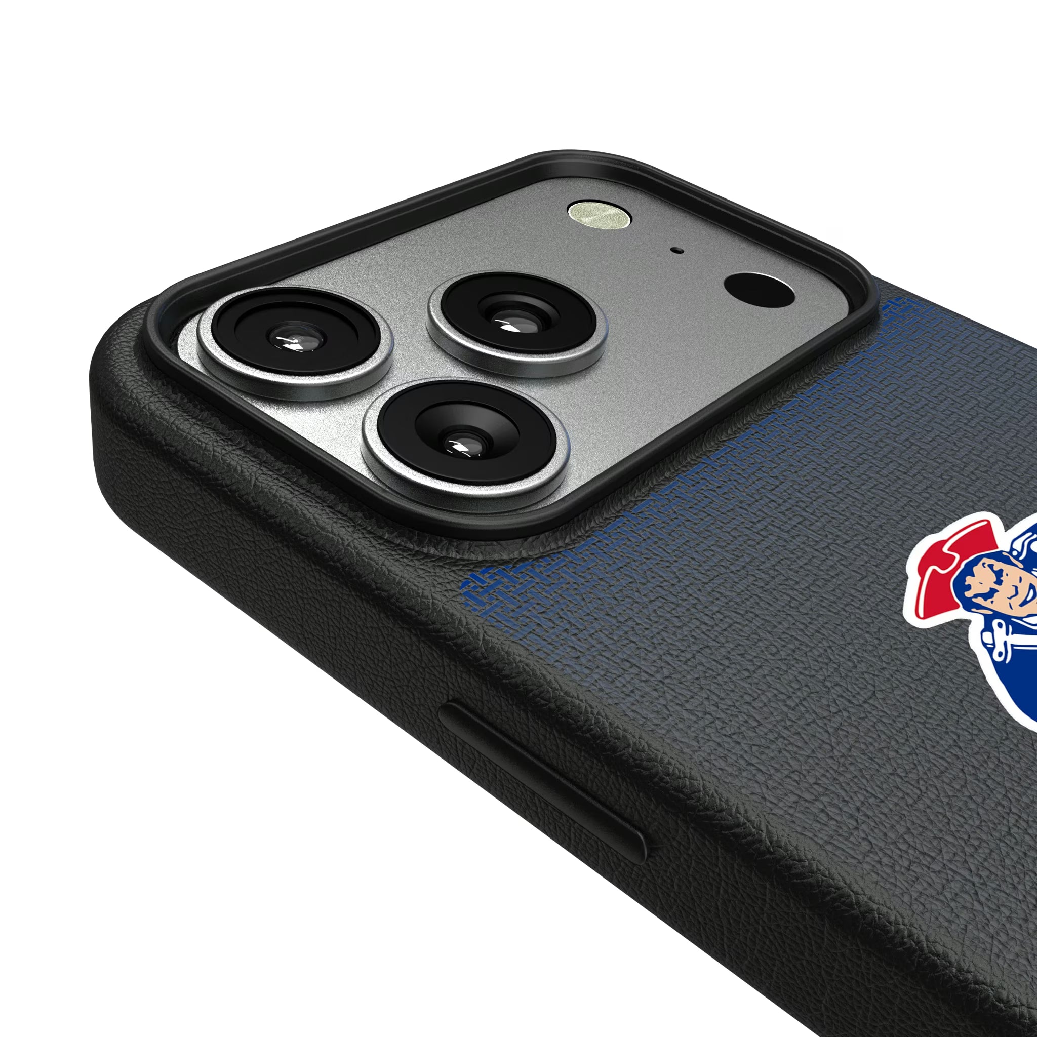 New England Patriots Historic Collection Linen iPhone MagSafe Compatible Phone Case for Apple iPhone - Detail#Device_iPhone 17 Pro