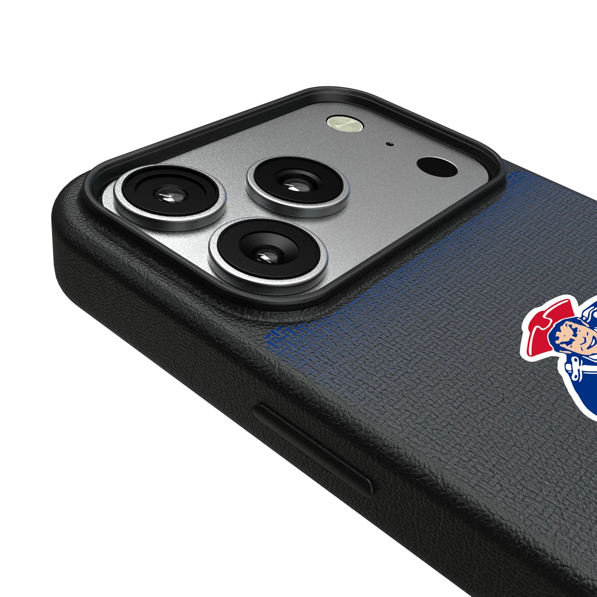 New England Patriots Historic Collection Linen iPhone MagSafe Compatible Phone Case for Apple iPhone - Detail#Device_iPhone 17 Pro