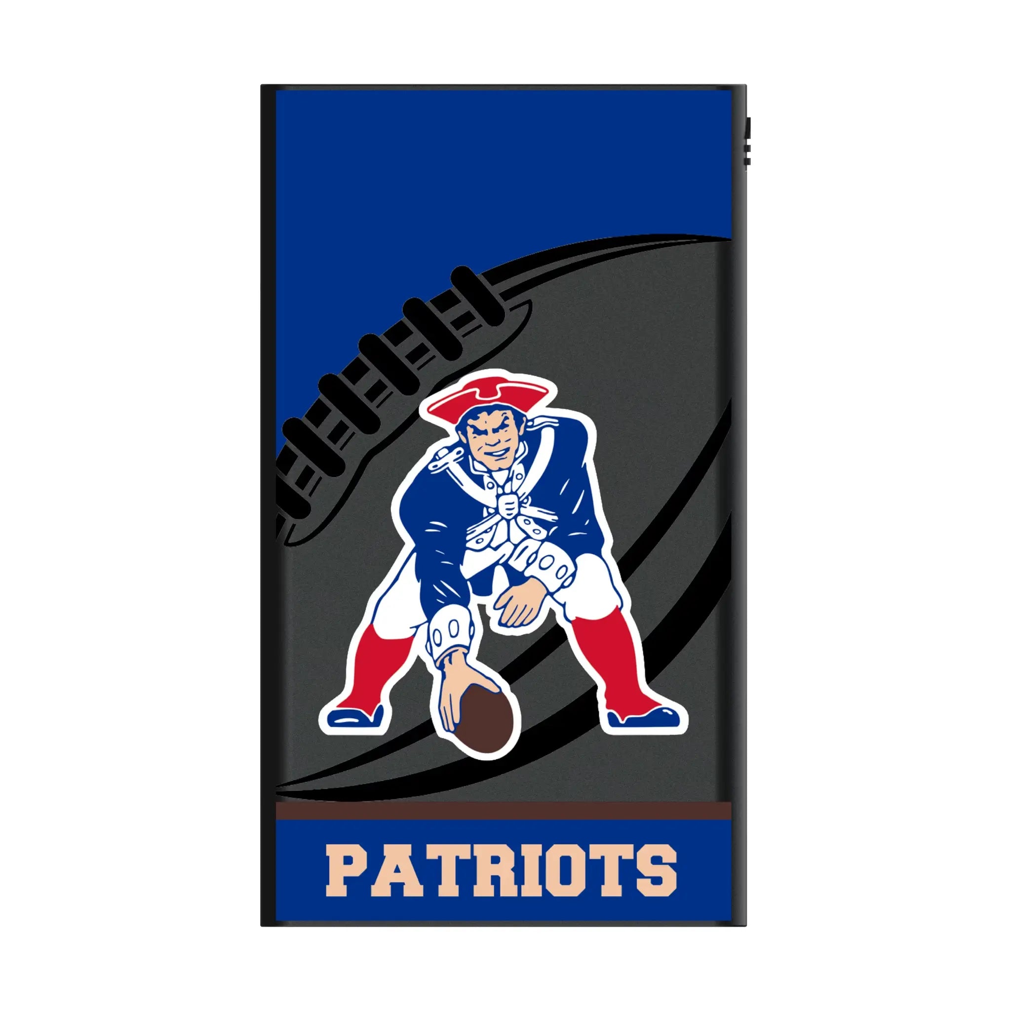 New England Patriots Historic Collection Passtime 5000mAh Flat Power Bank