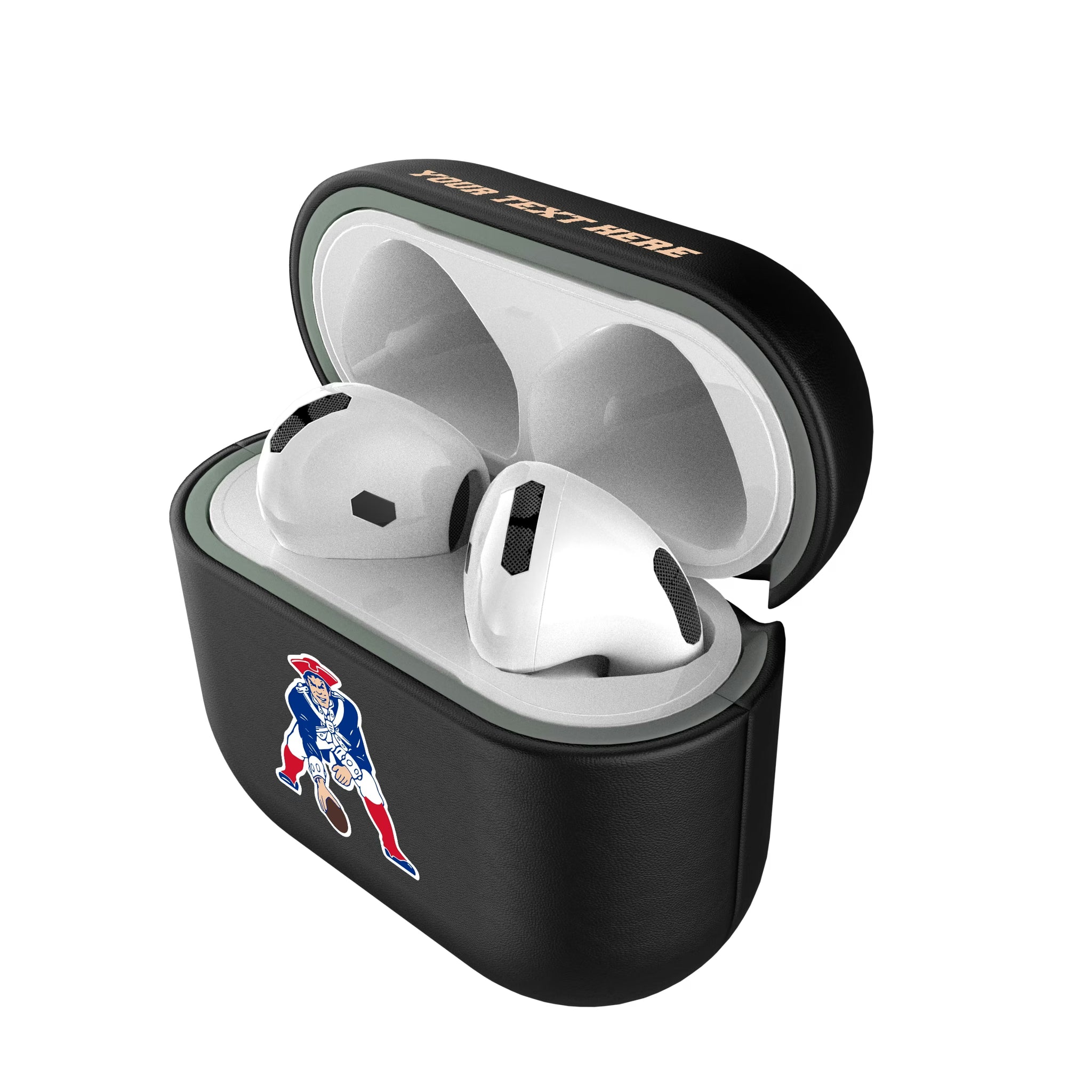 New England Patriots Historic Collection Personalized Insignia AirPods AirPod Case Cover#Device_AirPods 4