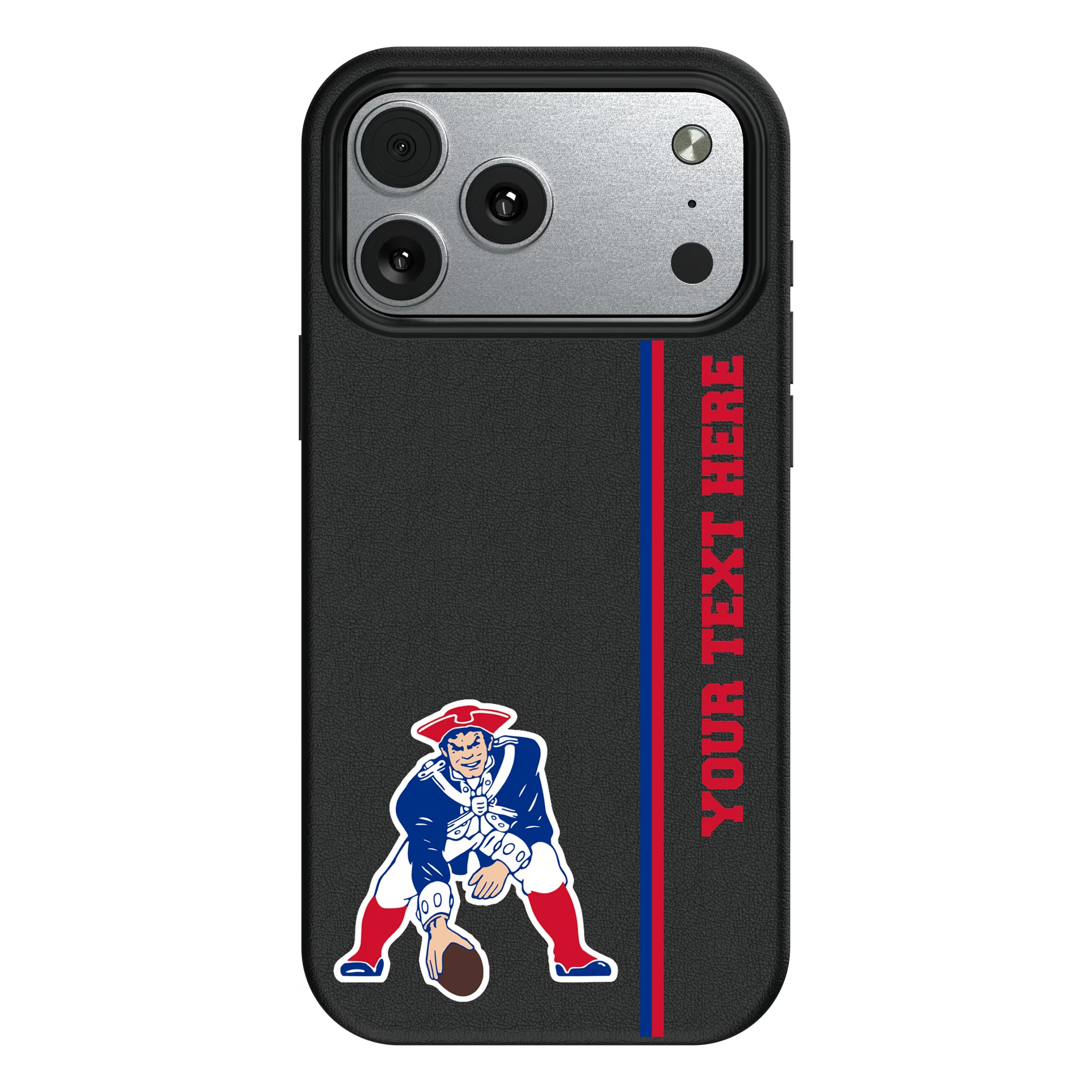 New England Patriots Historic Collection Personalized Sidebard iPhone MagSafe Compatible Phone Case for Apple iPhone#Device_iPhone 17 Pro Max