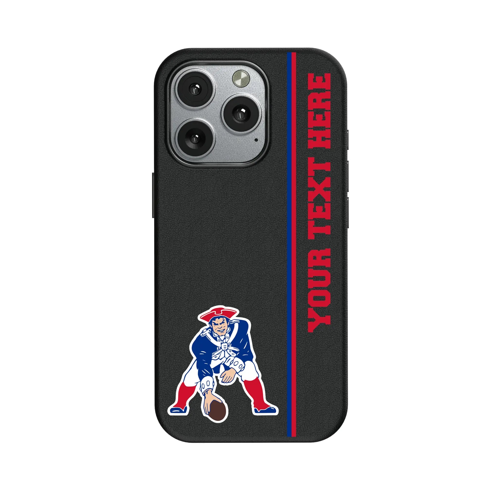 New England Patriots Historic Collection Personalized Sidebard iPhone MagSafe Compatible Phone Case for Apple iPhone