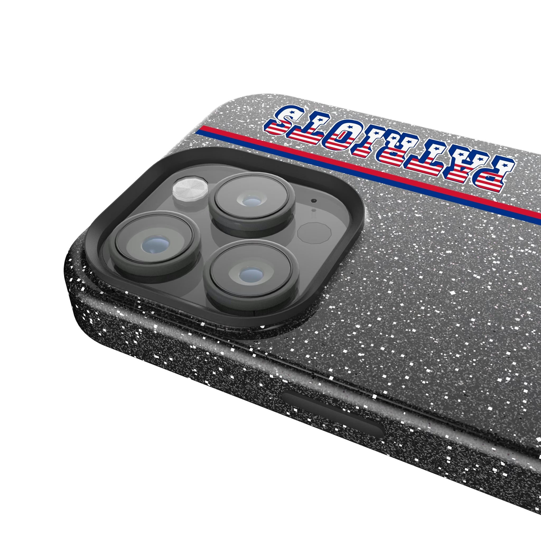 New England Patriots Historic Collection Sidebar iPhone Bling Phone Case for Apple iPhone - Detail
