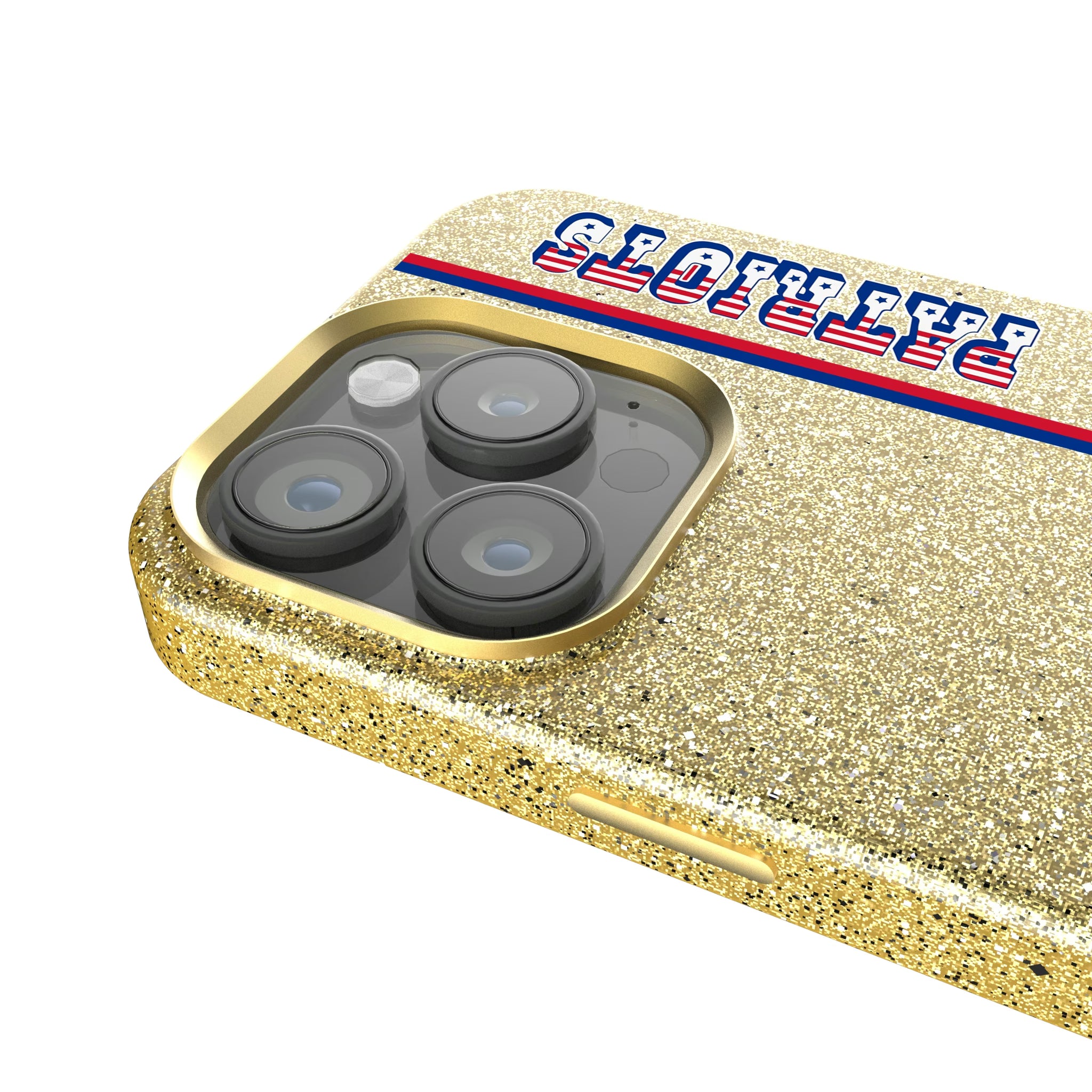 New England Patriots Historic Collection Sidebar iPhone Bling Phone Case for Apple iPhone - Detail