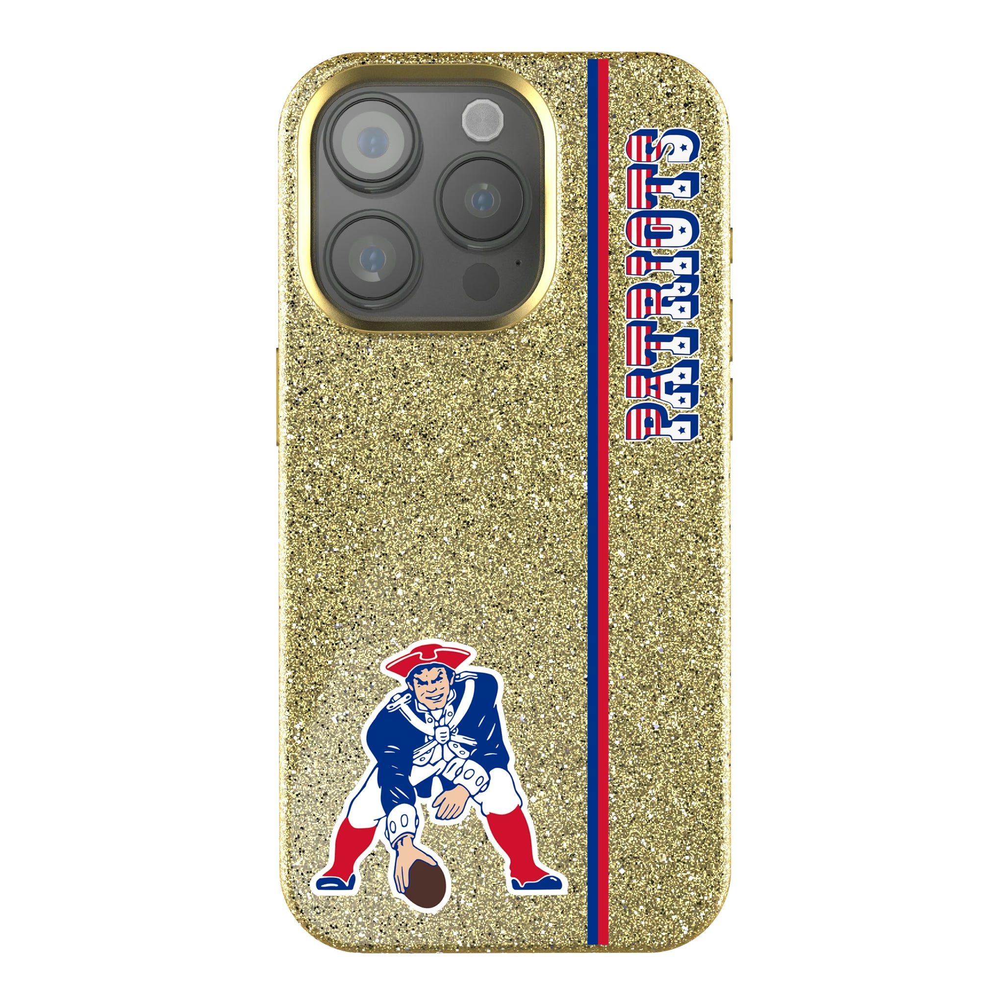 New England Patriots Historic Collection Sidebar iPhone Bling Phone Case for Apple iPhone