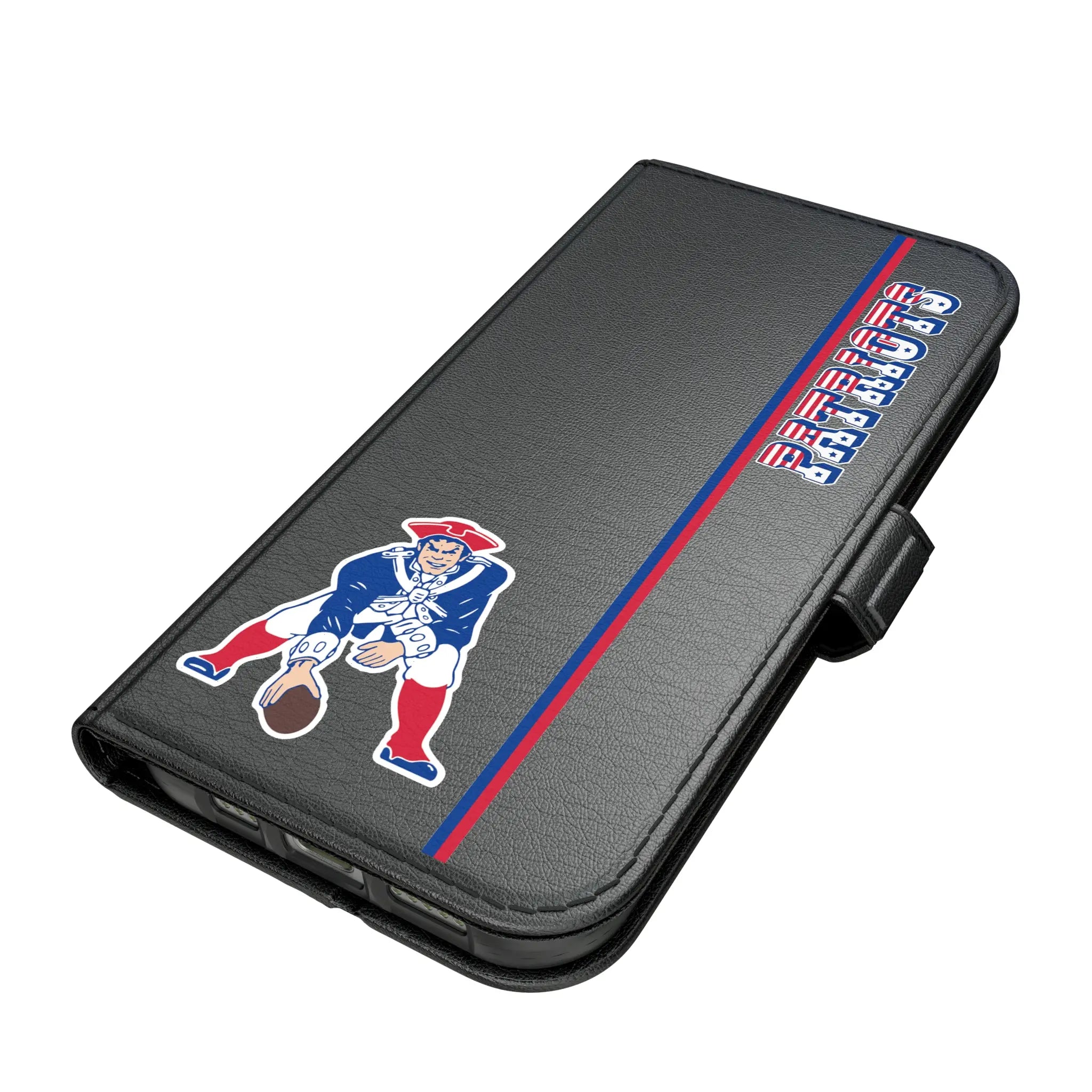 New England Patriots Historic Collection Sidebar iPhone Folio Phone Case for Apple iPhone#Device_iPhone 17