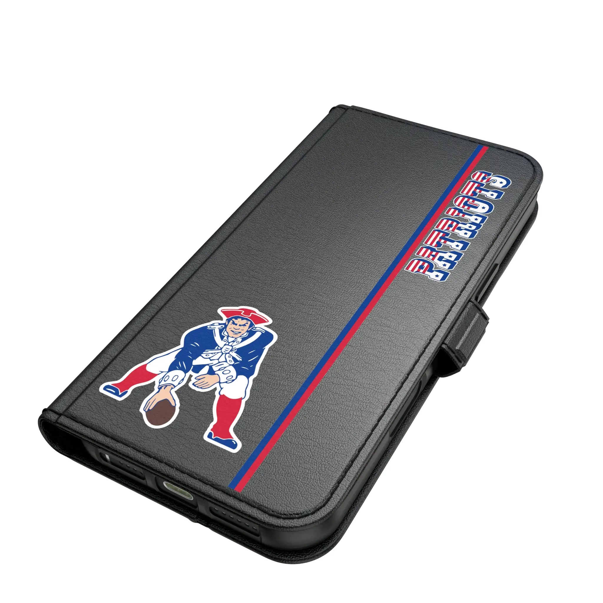 New England Patriots Historic Collection Sidebar iPhone Folio Phone Case for Apple iPhone#Device_iPhone 17 Pro Max