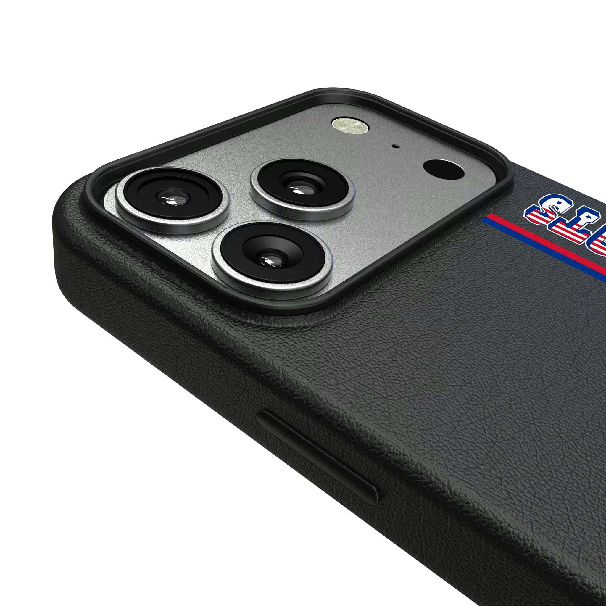 New England Patriots Historic Collection Sidebar iPhone MagSafe Compatible Phone Case for Apple iPhone - Detail#Device_iPhone 17 Pro