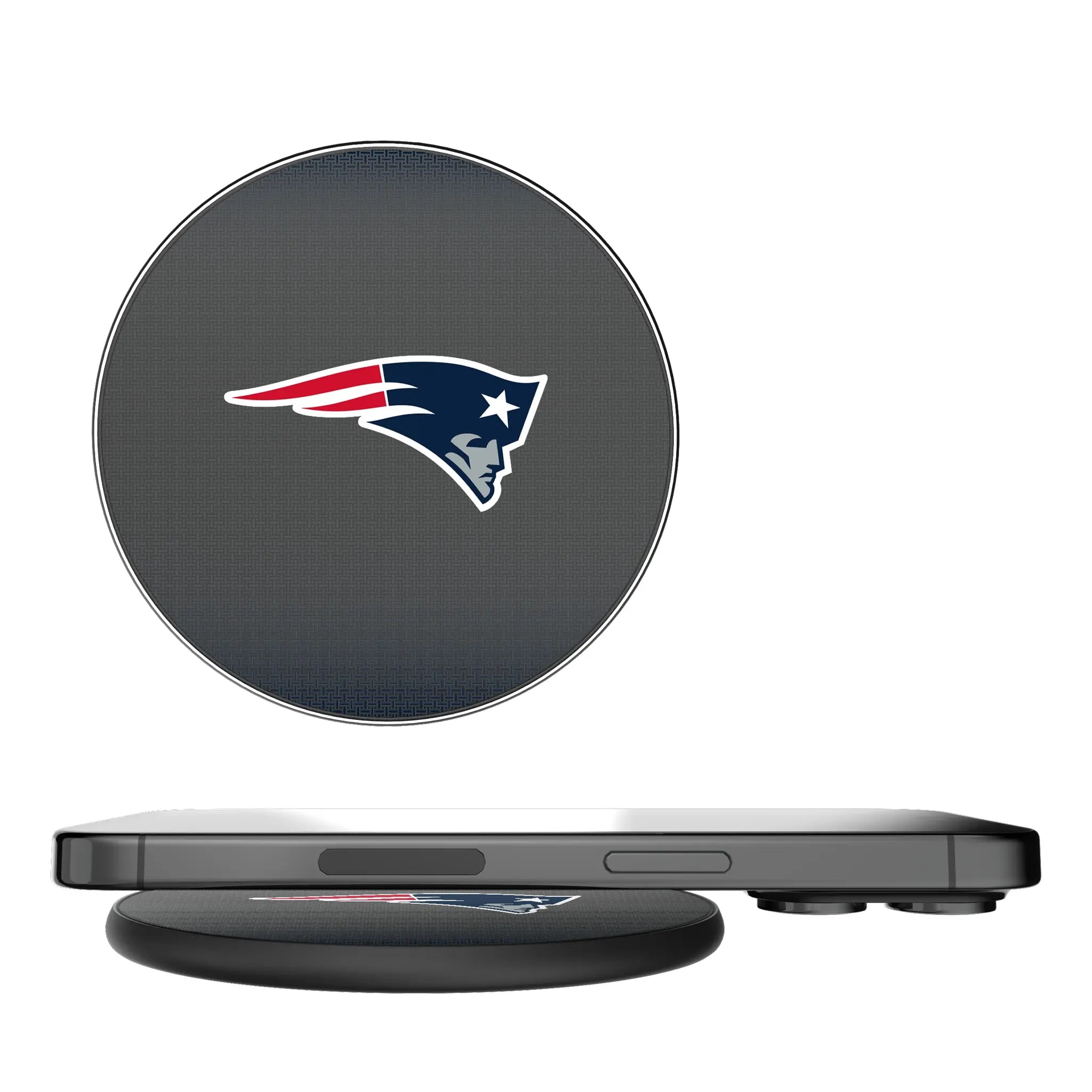 New England Patriots Linen 15-Watt Wireless Charger