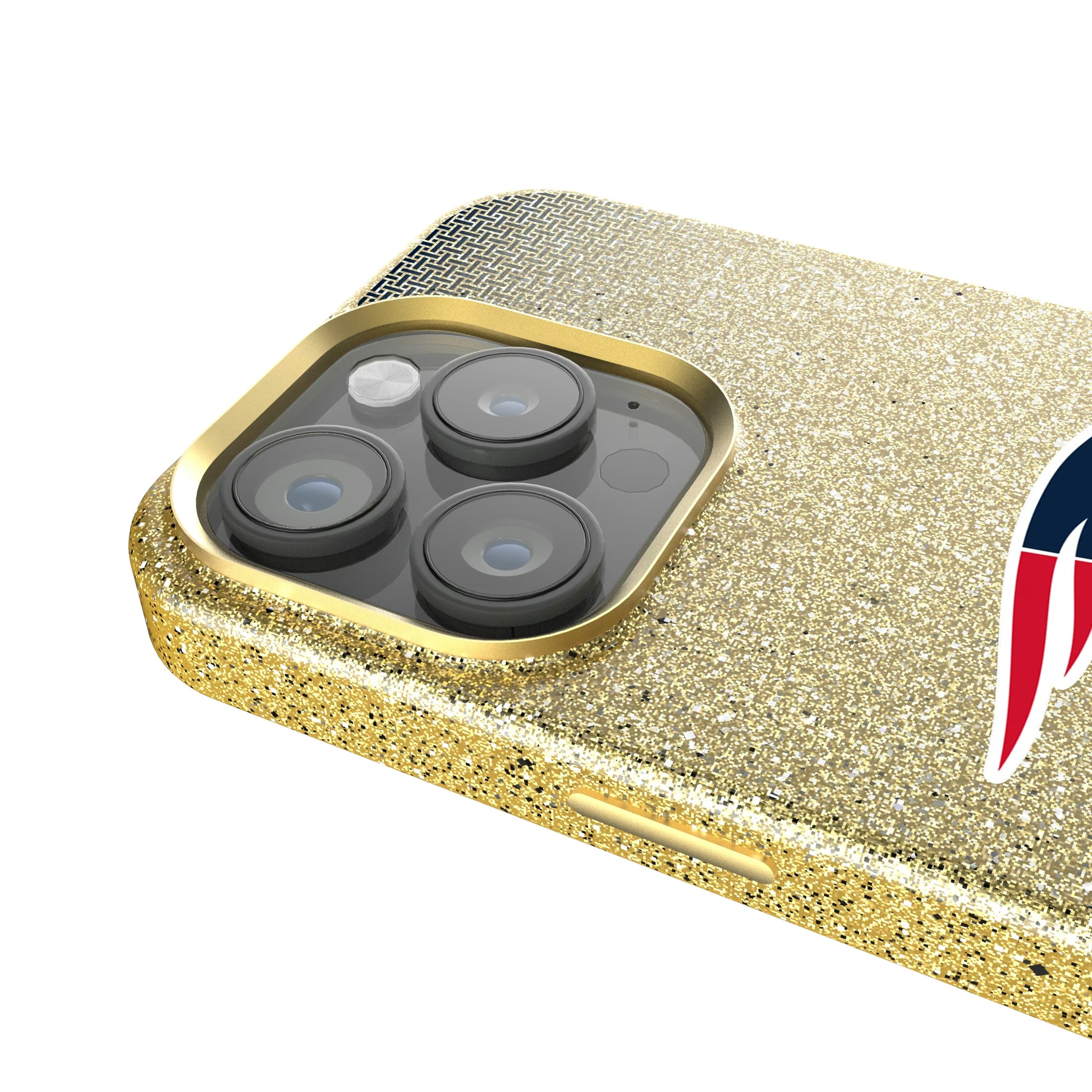 New England Patriots Linen iPhone Bling Phone Case for Apple iPhone - Detail